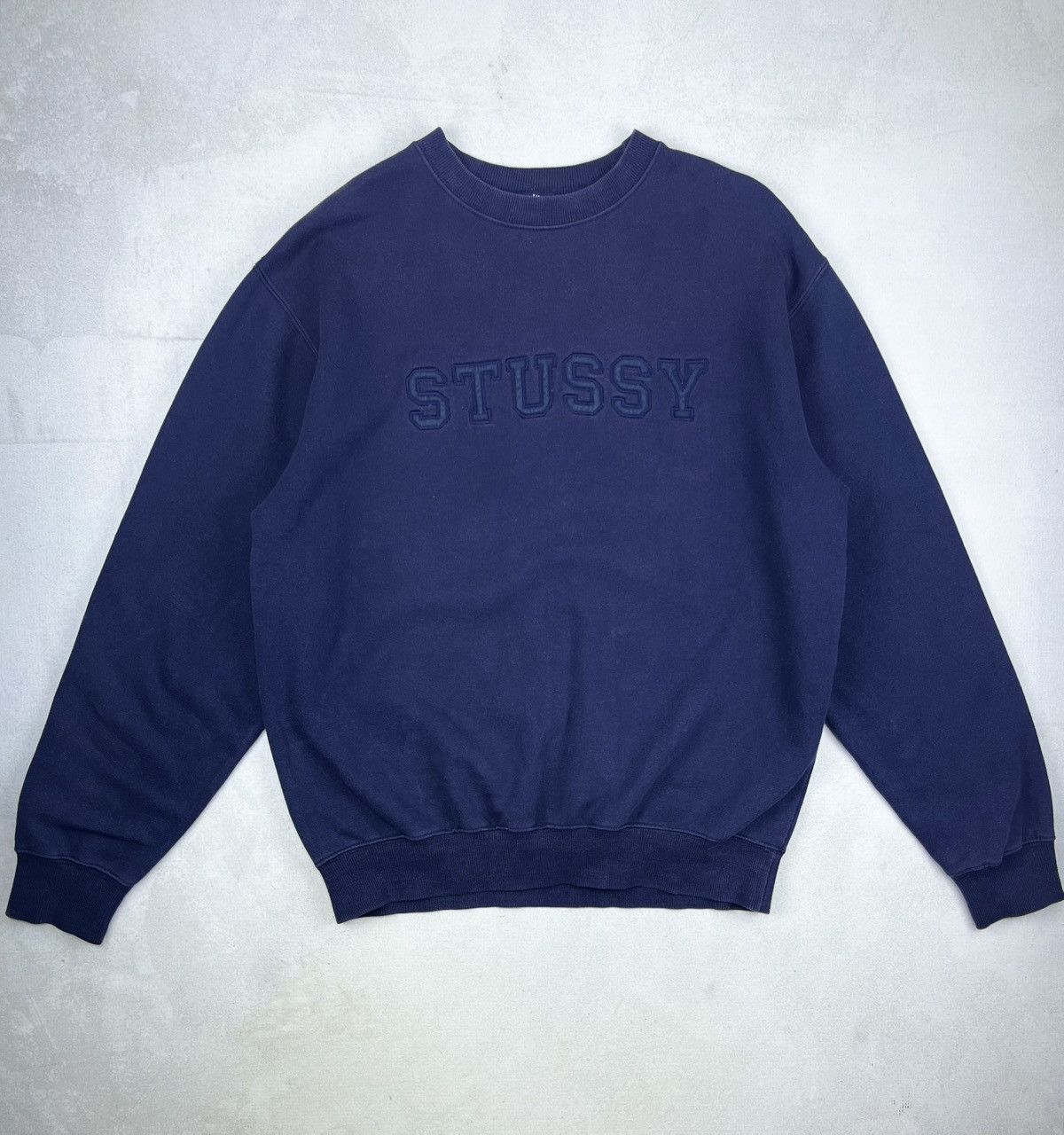 Stussy Vintage Stussy Spellout Sweatshirt💥 Size US M / EU 48-50 / 2 - 2 Thumbnail