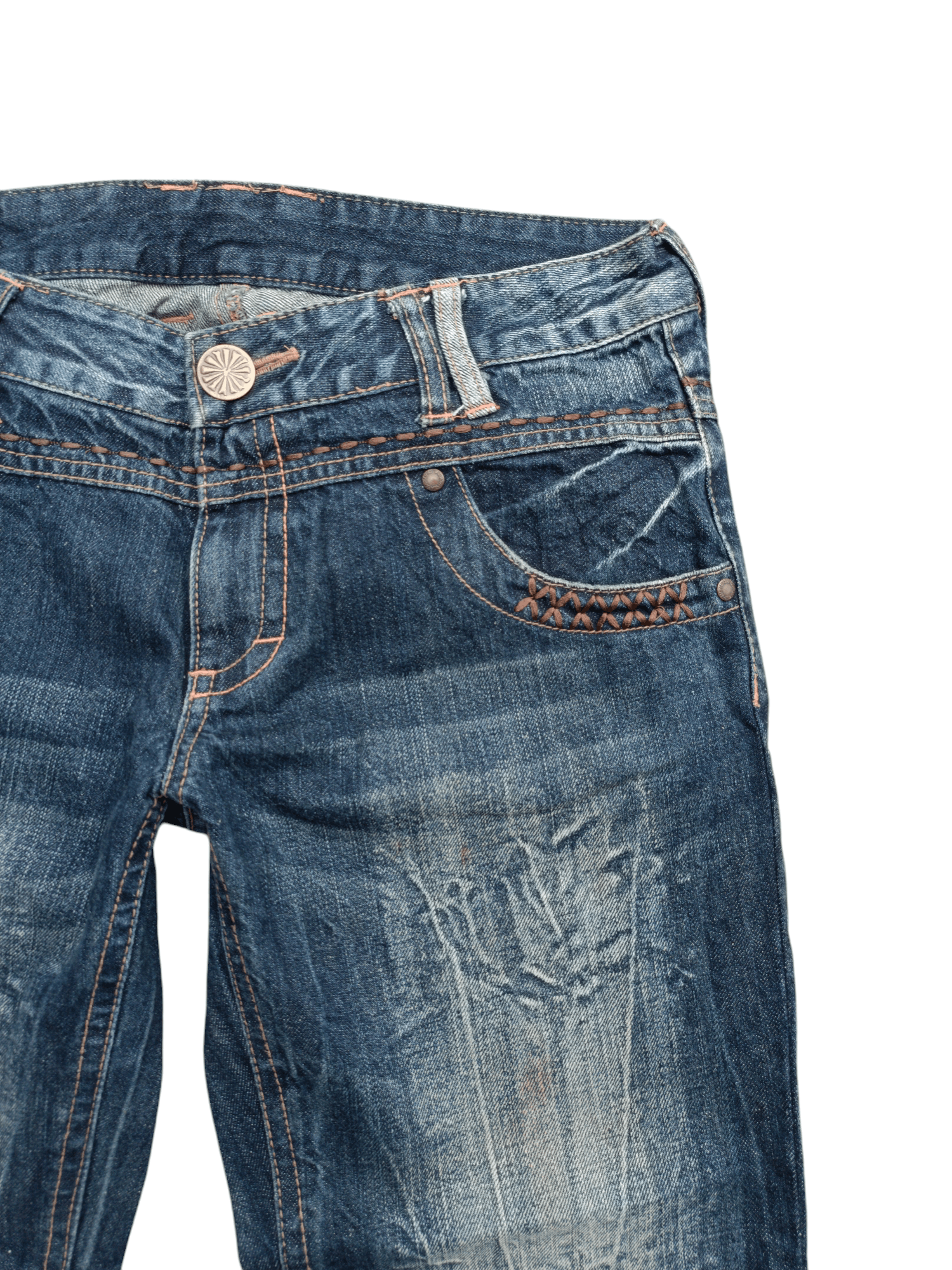 Hysteric Glamour × Japanese Brand × Tornado Mart Flare Japanese Brand Native Embroidery Low Rise Boot Cut Size US 32 / EU 48 - 7 Thumbnail
