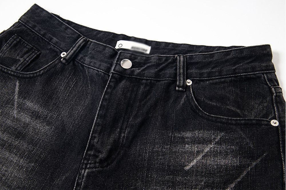 Japanese Brand × Vintage Men's casual punk distressed loose wide-leg washed jeans Size US 32 / EU 48 - 4 Thumbnail
