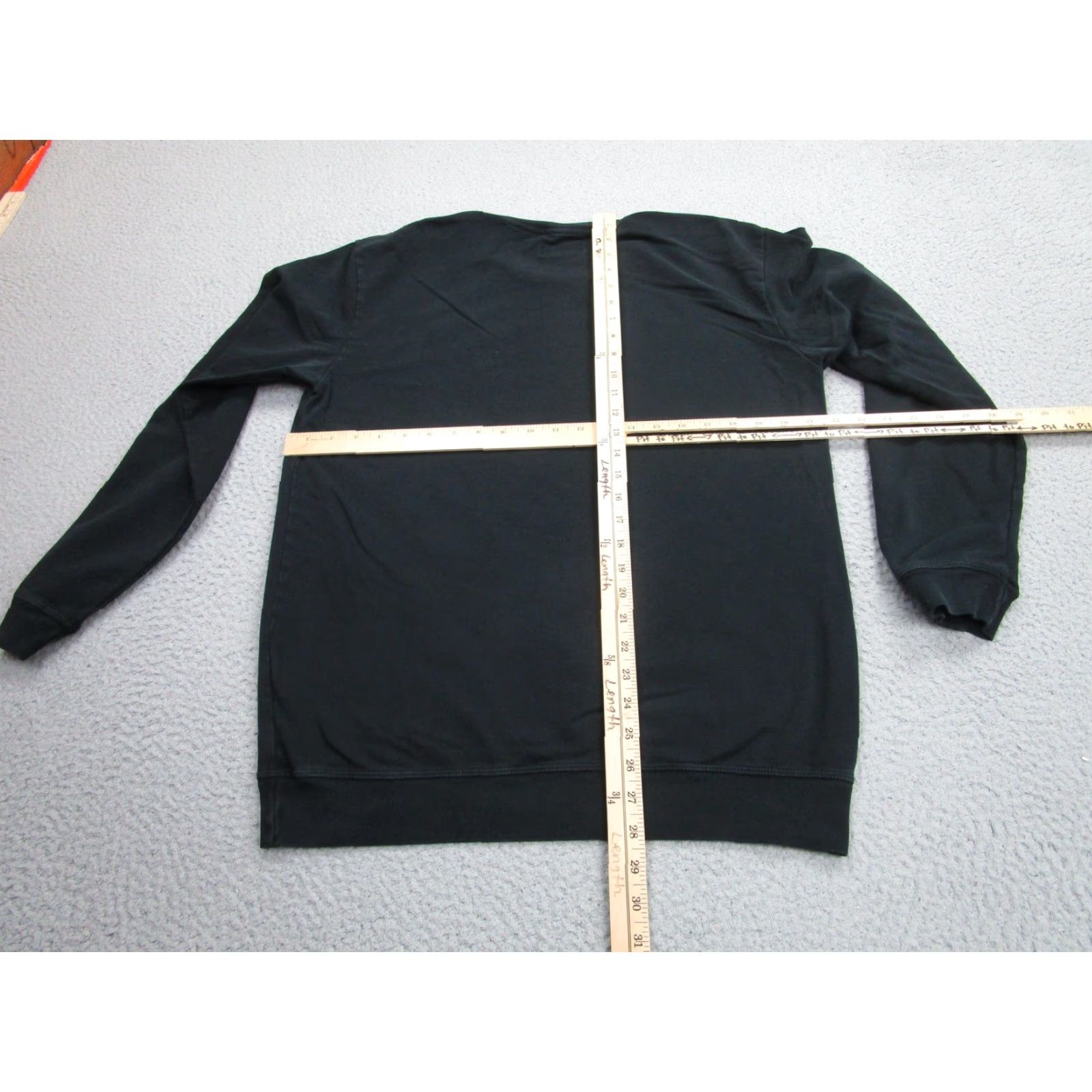 Vintage Goodlife Sweatshirt Mens Large Black Crewneck Pullover Made USA Stretch Knit Size US L / EU 52-54 / 3 - 6 Thumbnail