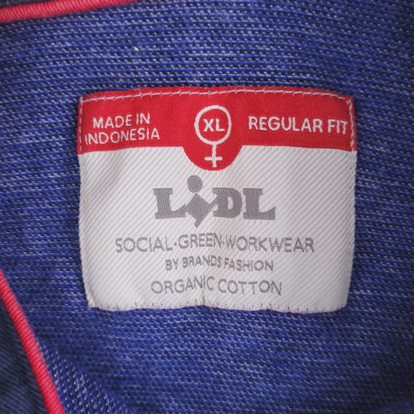 Vintage LIDL Polo Shirt Mens Medium Blue Size US M / EU 48-50 / 2 - 3 Thumbnail