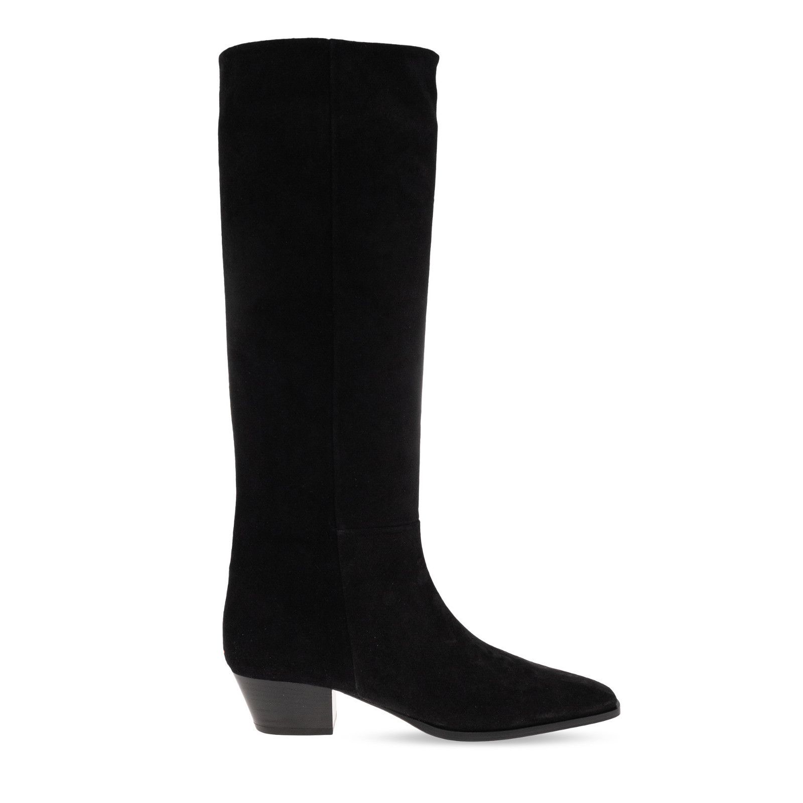 Aeyde Medea Black Suede 45mm Heeled Boots W, Women's (Size 9) — image 5 of 5