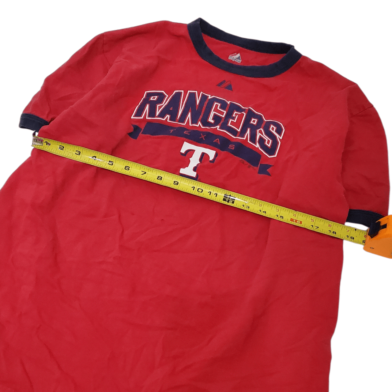 MLB 2010s Texas Rangers Ringer T-Shirt Size US L / EU 52-54 / 3 - 6 Thumbnail