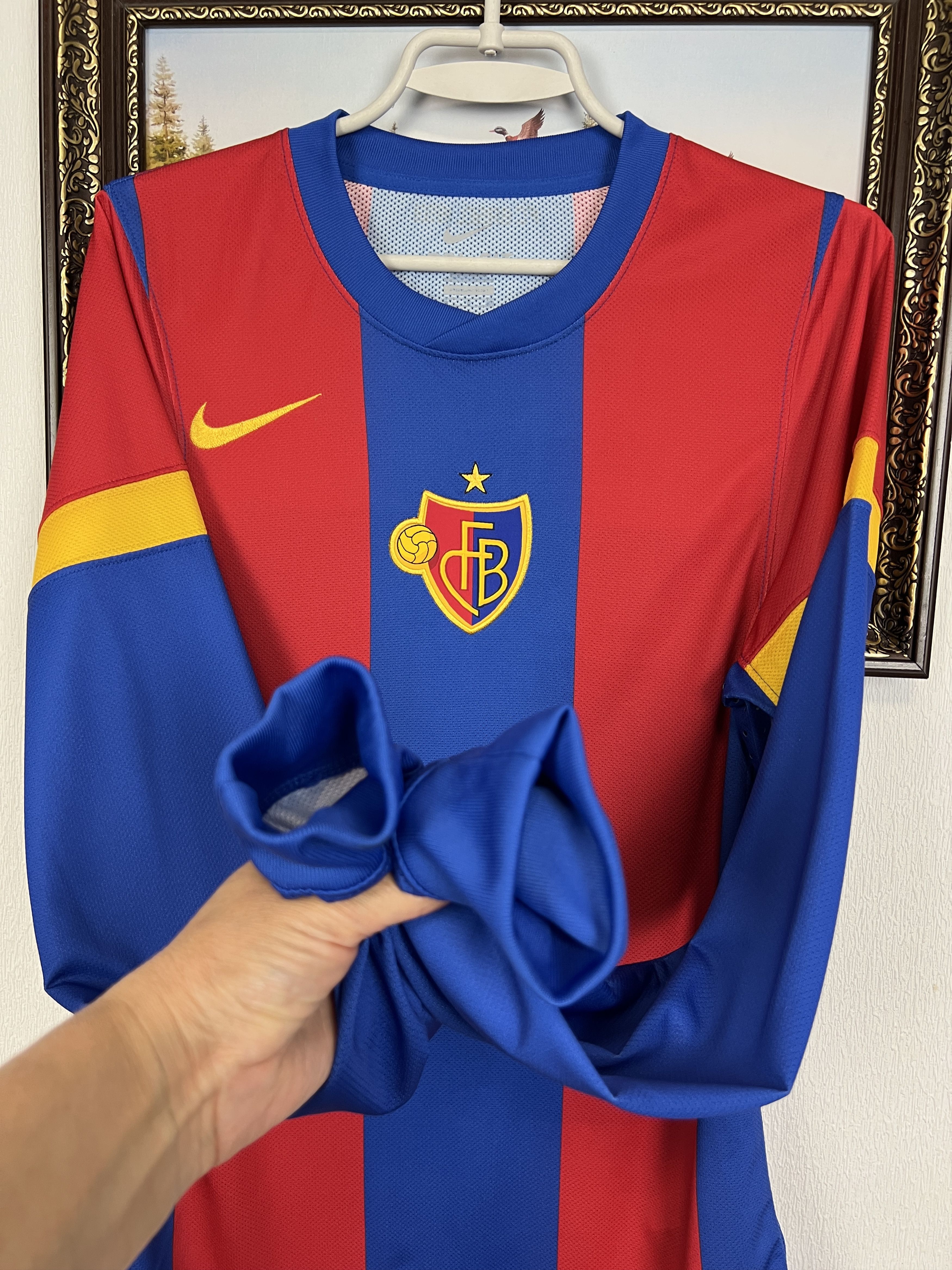 Nike Basel football shirt 2011 Soccer Player Issue Nike Tee Hype Size US S / EU 44-46 / 1 - 7 Thumbnail