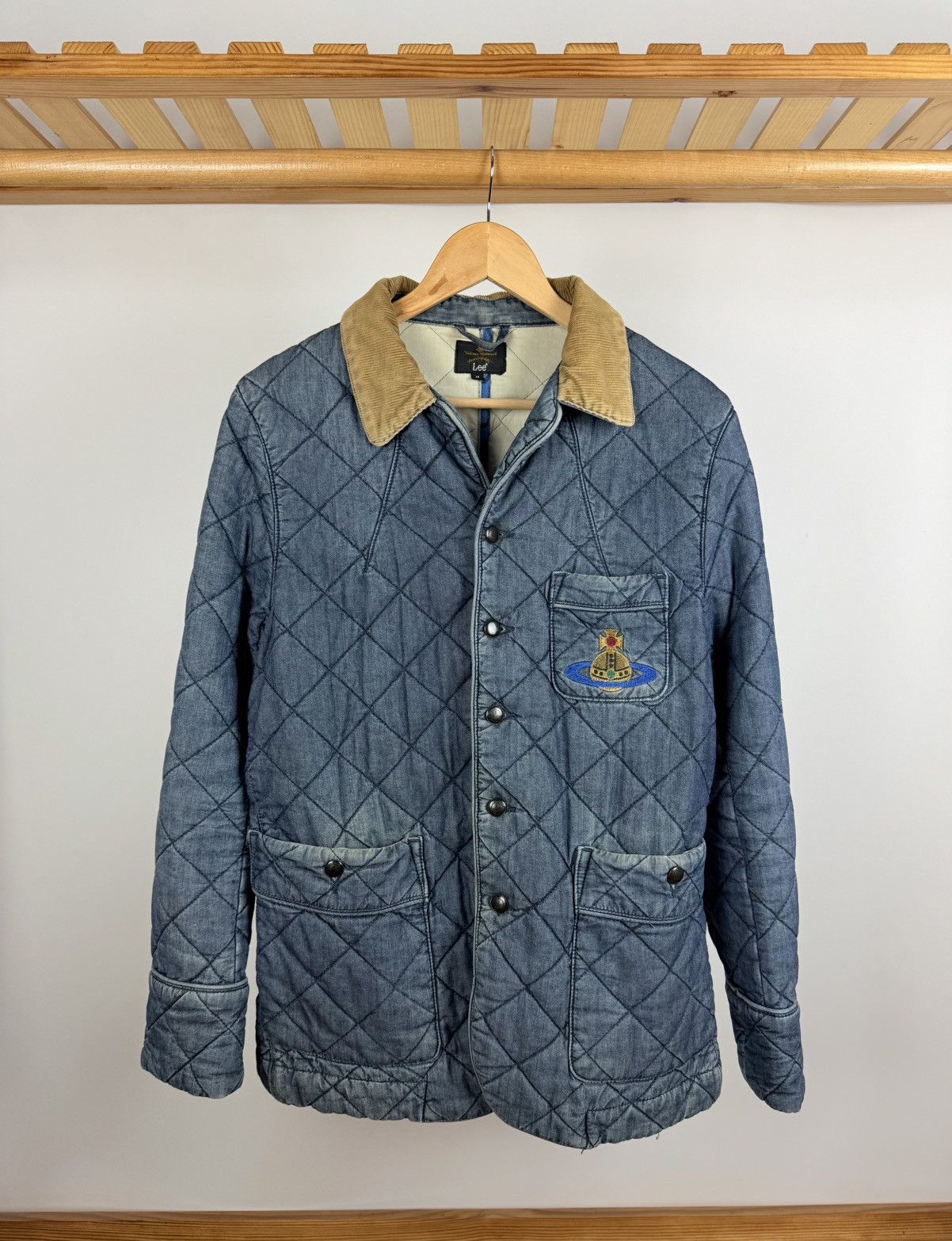 Lee × Vivienne Westwood Vivienne Westwood x Lee Montana Snow Quilted Denim Jacket Size US M / EU 48-50 / 2 - 1 Thumbnail