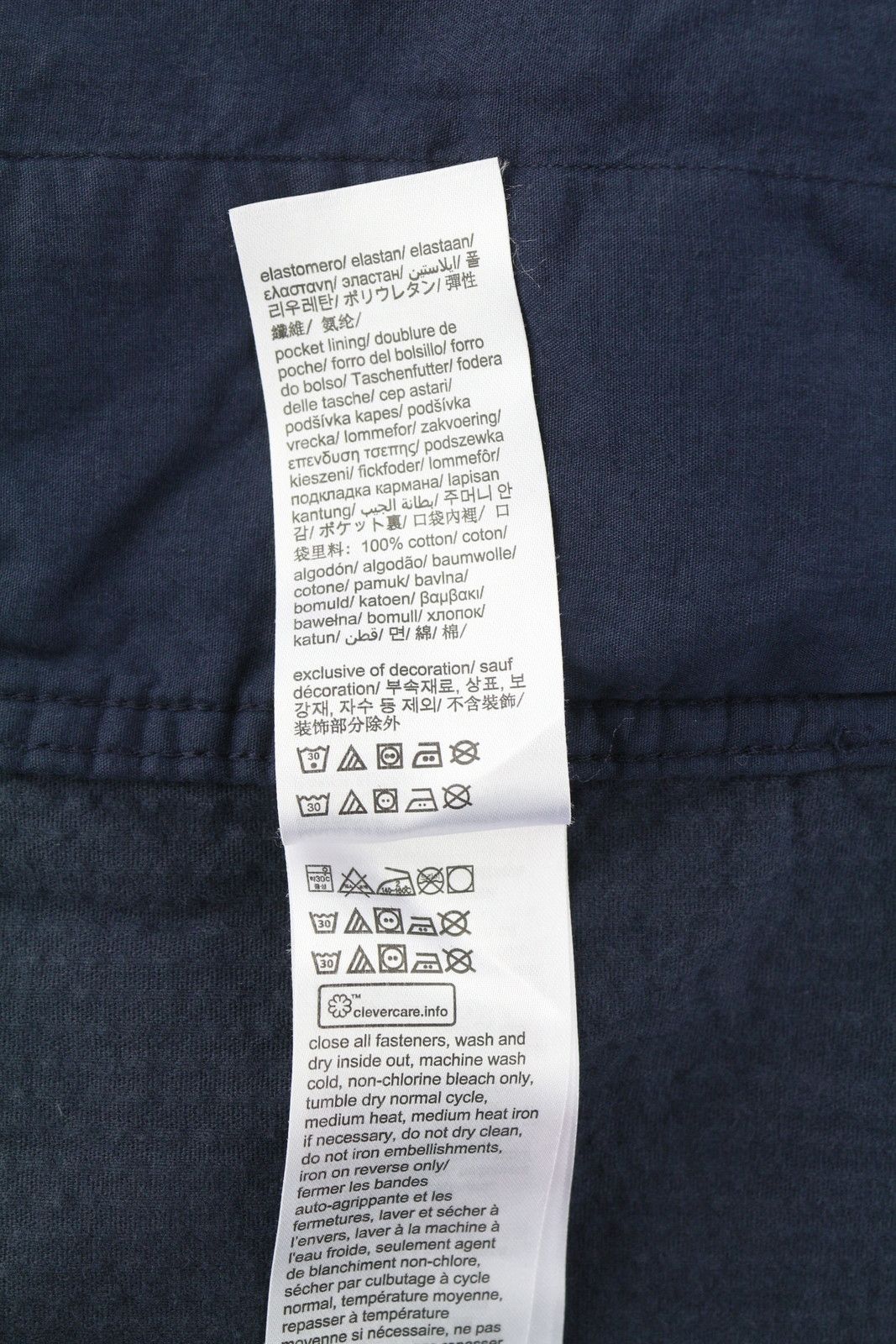 Tommy Hilfiger CORDUROY SOLID OVERSHIRT XL Blue Button-Up Jacket 85558 Size US XL / EU 56 / 4 - 6 Thumbnail