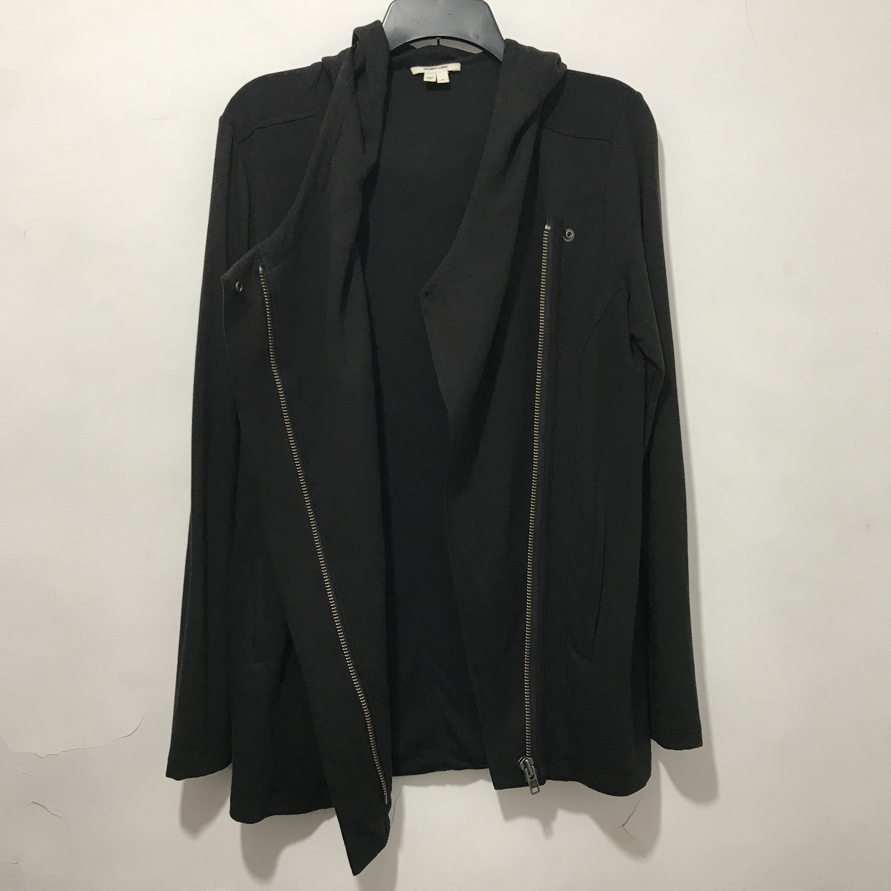 Helmut Lang HELMUT LANG ASYMETRYCAL HOODIE BLACK Size M / US 6-8 / IT 42-44 - 2 Thumbnail