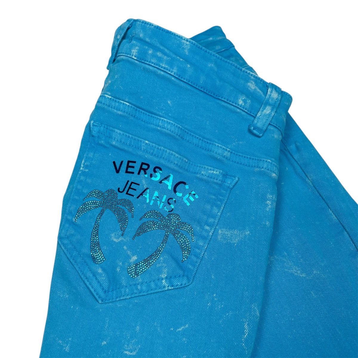 Versace Jeans Couture Versace Jeans Vibrant Blue Skinny Jeans Size 26" / US 2 / IT 38 - 9 Thumbnail