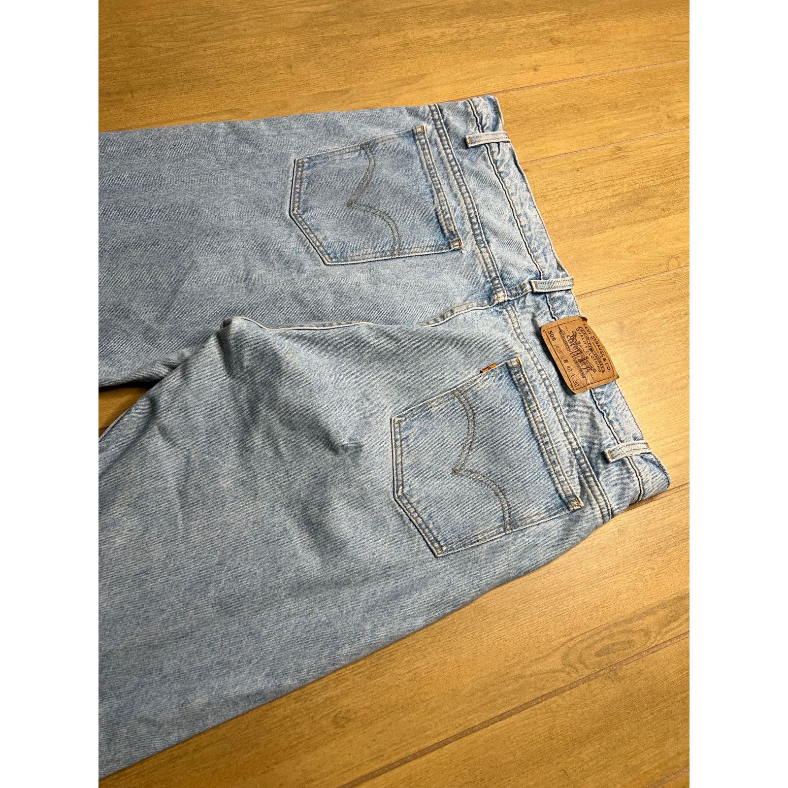 Levi's Levi’s 505 Regular Fit Straight Leg Jeans Brazil W40 L30 Size US 40 / EU 56 - 12 Thumbnail