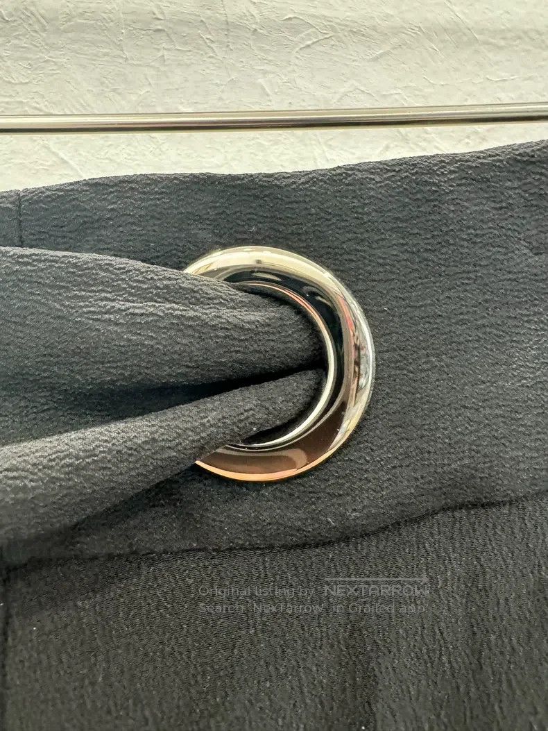 Hermes Hermes Black women's mulberry silk skirt with metal buckle Size 42" / US 20 - 3 Thumbnail