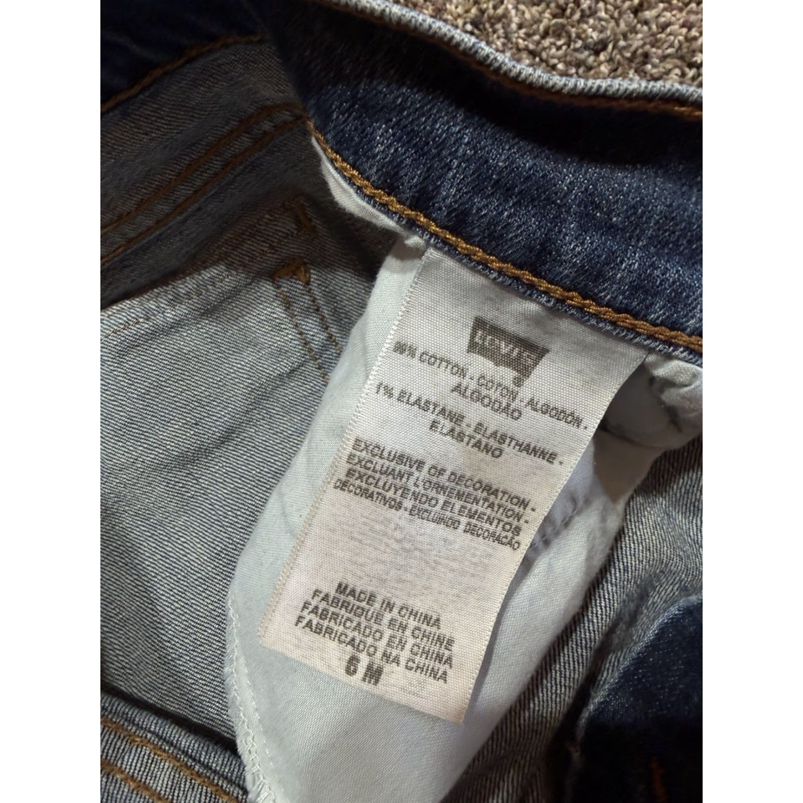 Levi's Levi’s Jeans 515 Bootcut Women’s Size 6 Blue Denim 29x32 6M Cowgirl Regular 5-Pocket Design Pants Jeans Women Size 28" / US 6 / IT 42 - 4 Thumbnail