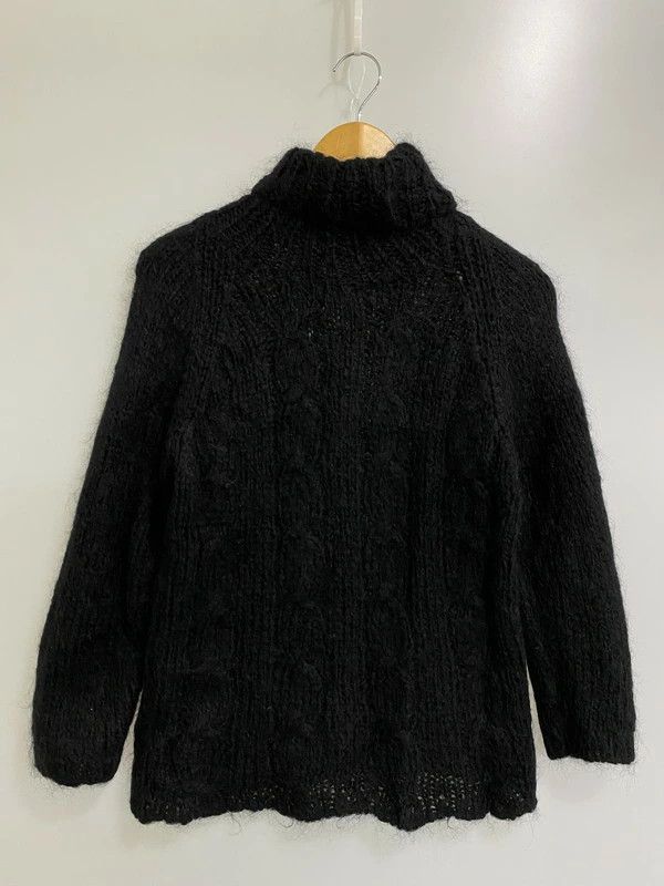 Comme des Garcons Sweater Mohair Plain Turtle Neck Black Size US XS / EU 42 / 0 - 2 Thumbnail