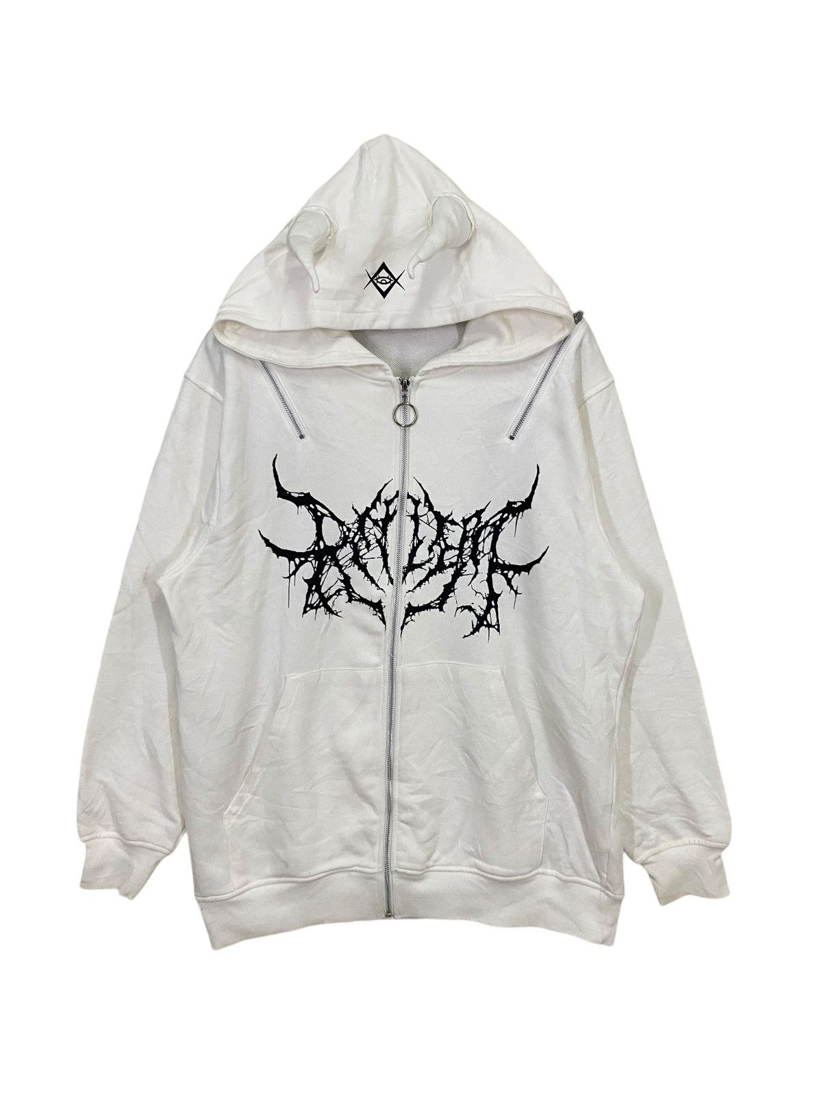 Japanese Brand × Seditionaries Japanase brand reflem devil freemason hoodie multizipper Size US XL / EU 56 / 4 - 2 Thumbnail