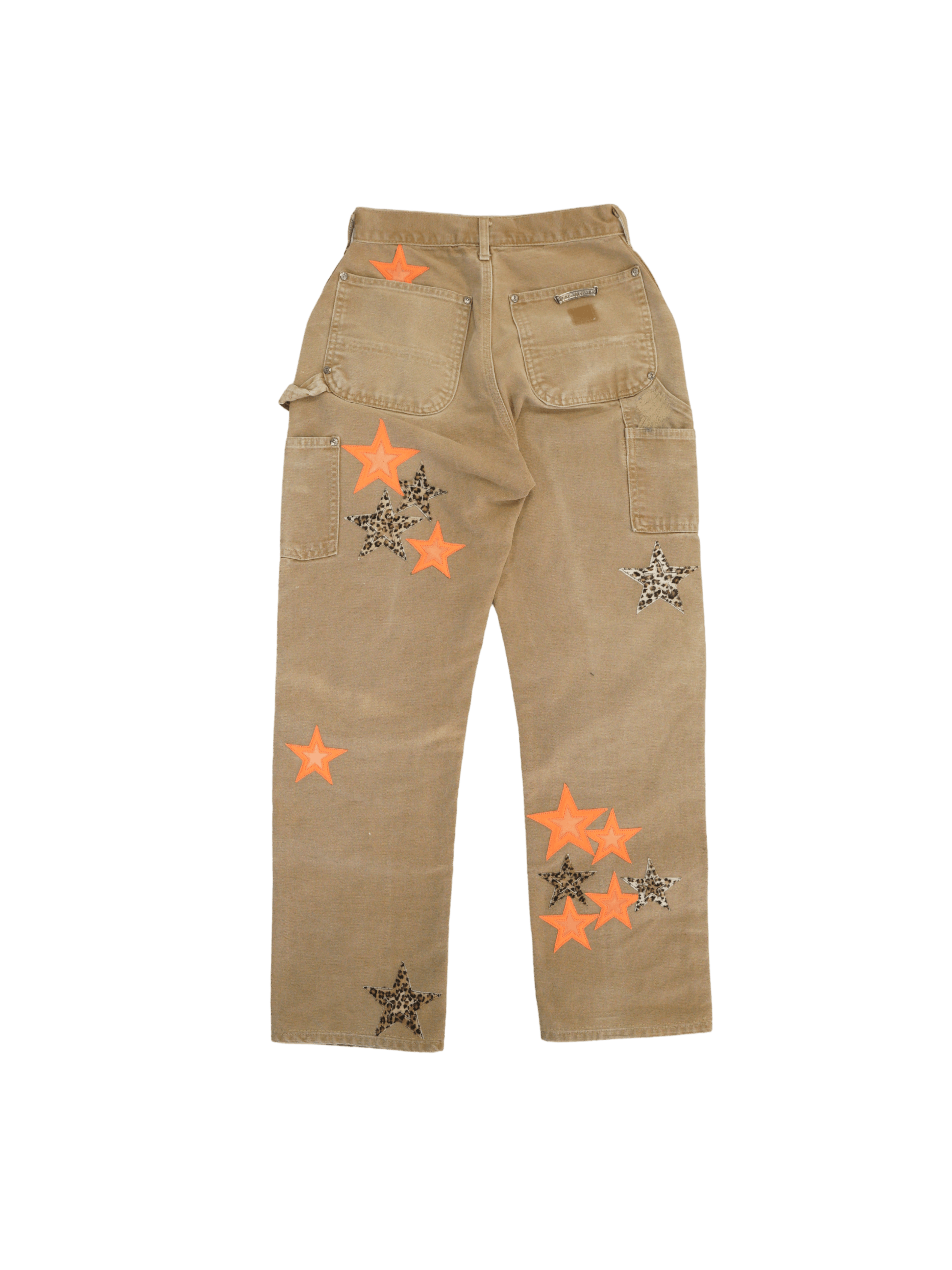 Chrome Hearts Chrome Hearts Las Vegas Orange Cheetah Star Carpenter Pants Size US 28 / EU 44 - 2 Thumbnail