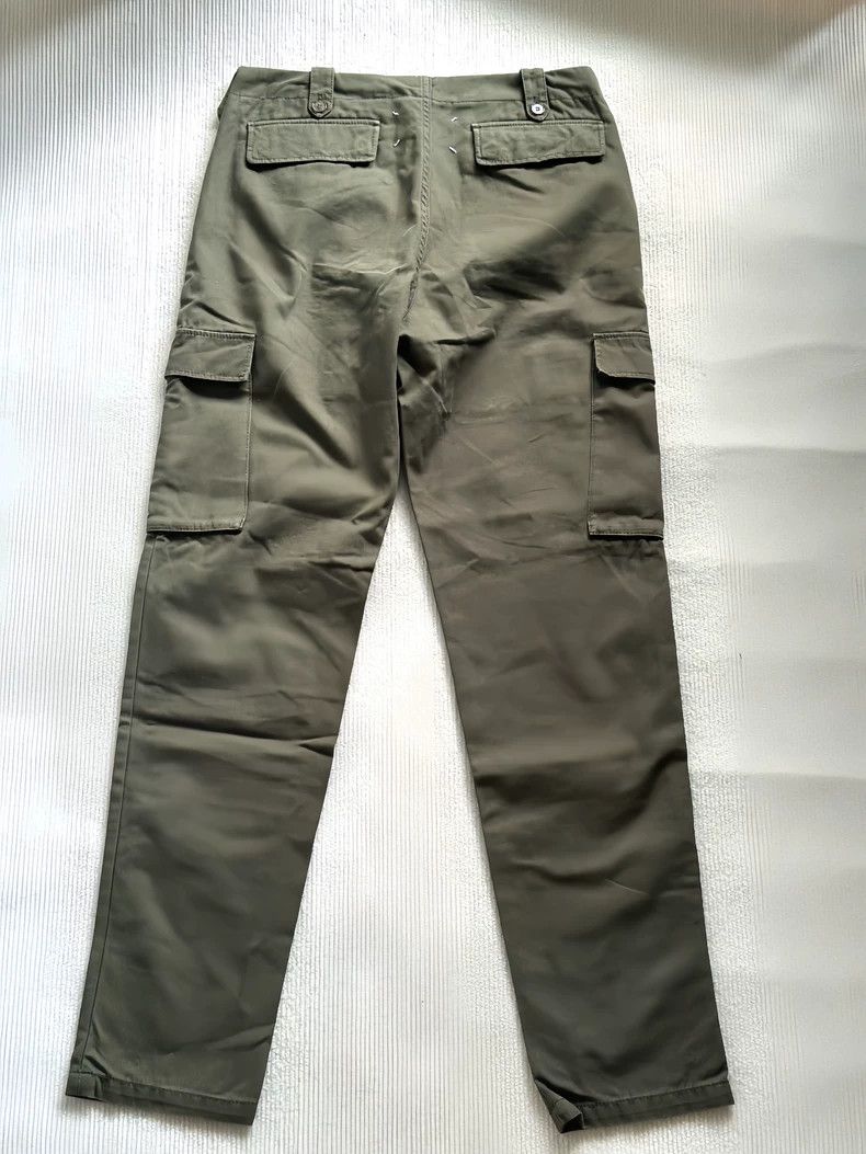 Maison Margiela Army green multi-pocket workwear pants