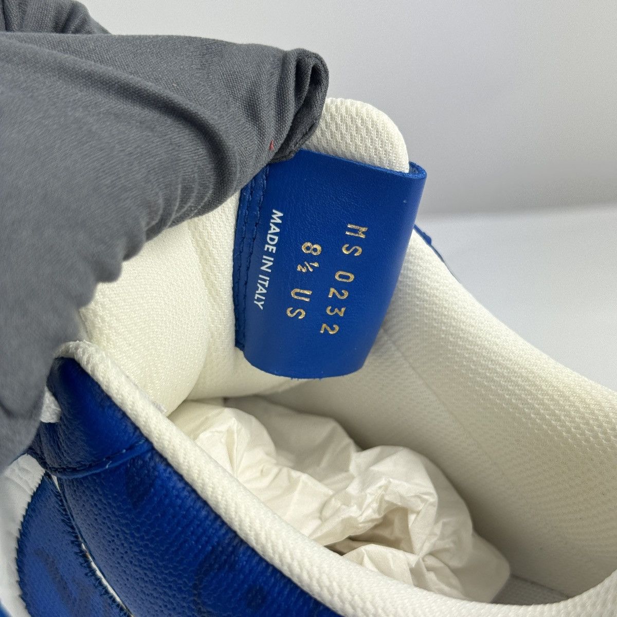 Louis Vuitton LOUIS VUITTON X AIR FORCE 1 BLUE SNEAKERS Size US 8.5 / EU 41-42 - 8 Thumbnail
