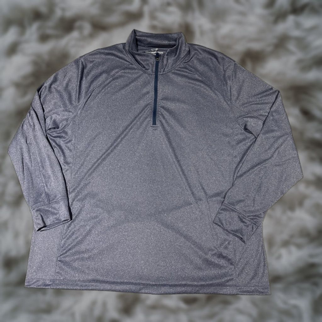 Vineyard Vines Vineyard Vines 1/4 Zip Pullover Sweater Mens 2XL Blue Performance Golf Casual Size US XXL / EU 58 / 5 - 1 Thumbnail