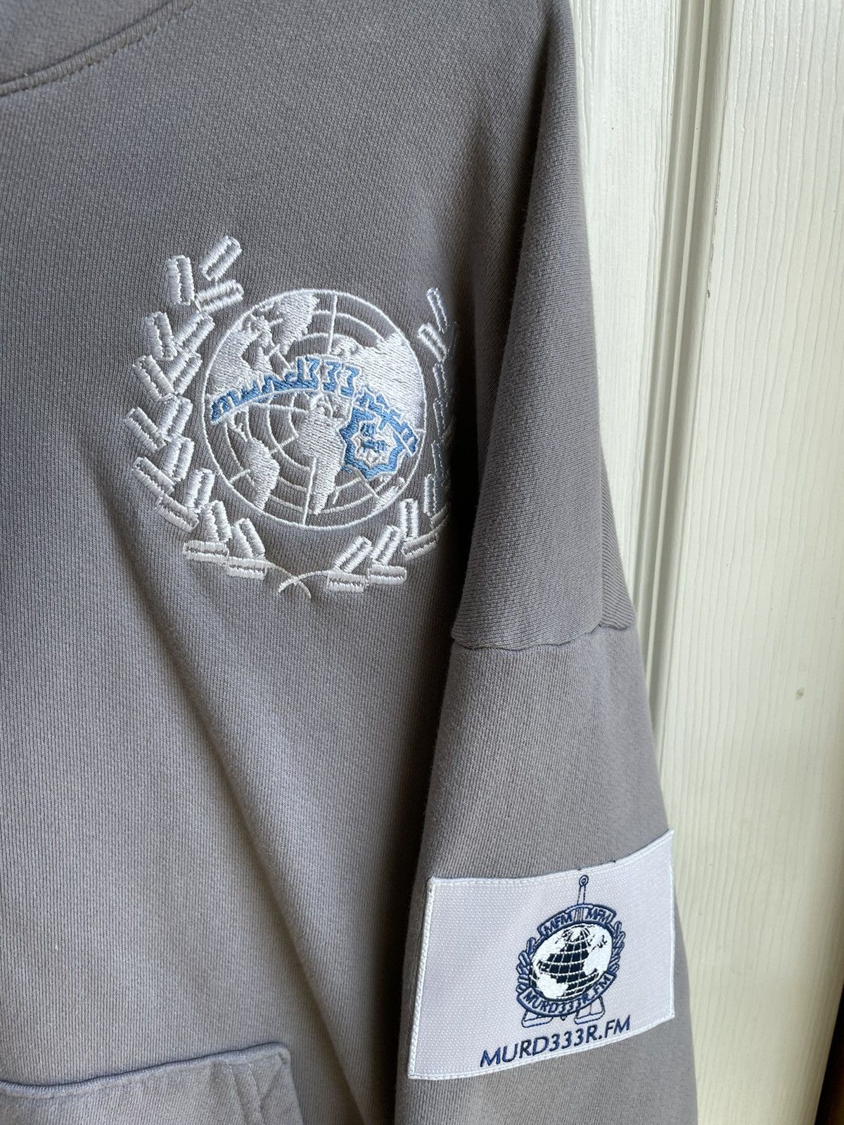 murd333r.fm Murd333r fm gray peacekeeper full zip hoodie size xl Size US XL / EU 56 / 4 - 2 Thumbnail