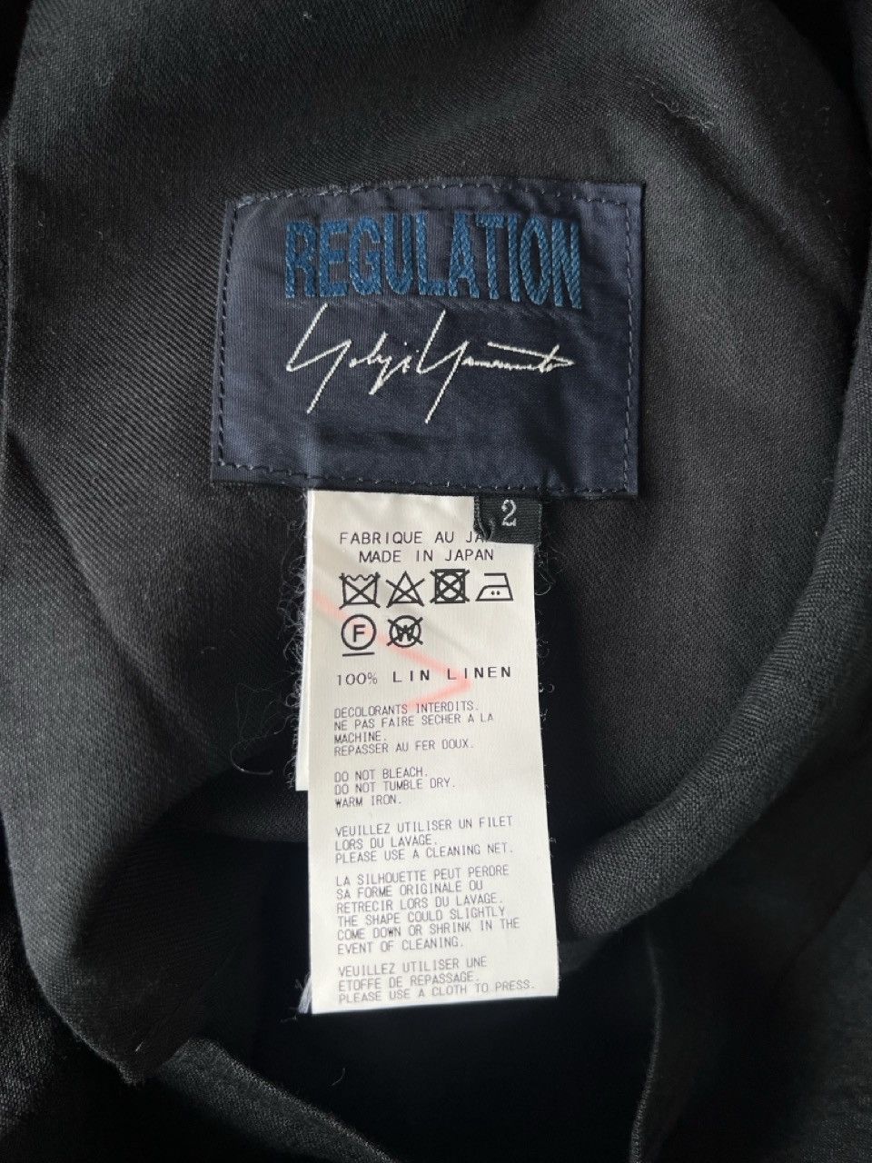 Yohji Yamamoto Yohji Yamamoto - Linen 2Way Low Crotch Cropped Skirt Pants Size 32" / US 10 / IT 46 - 13 Thumbnail