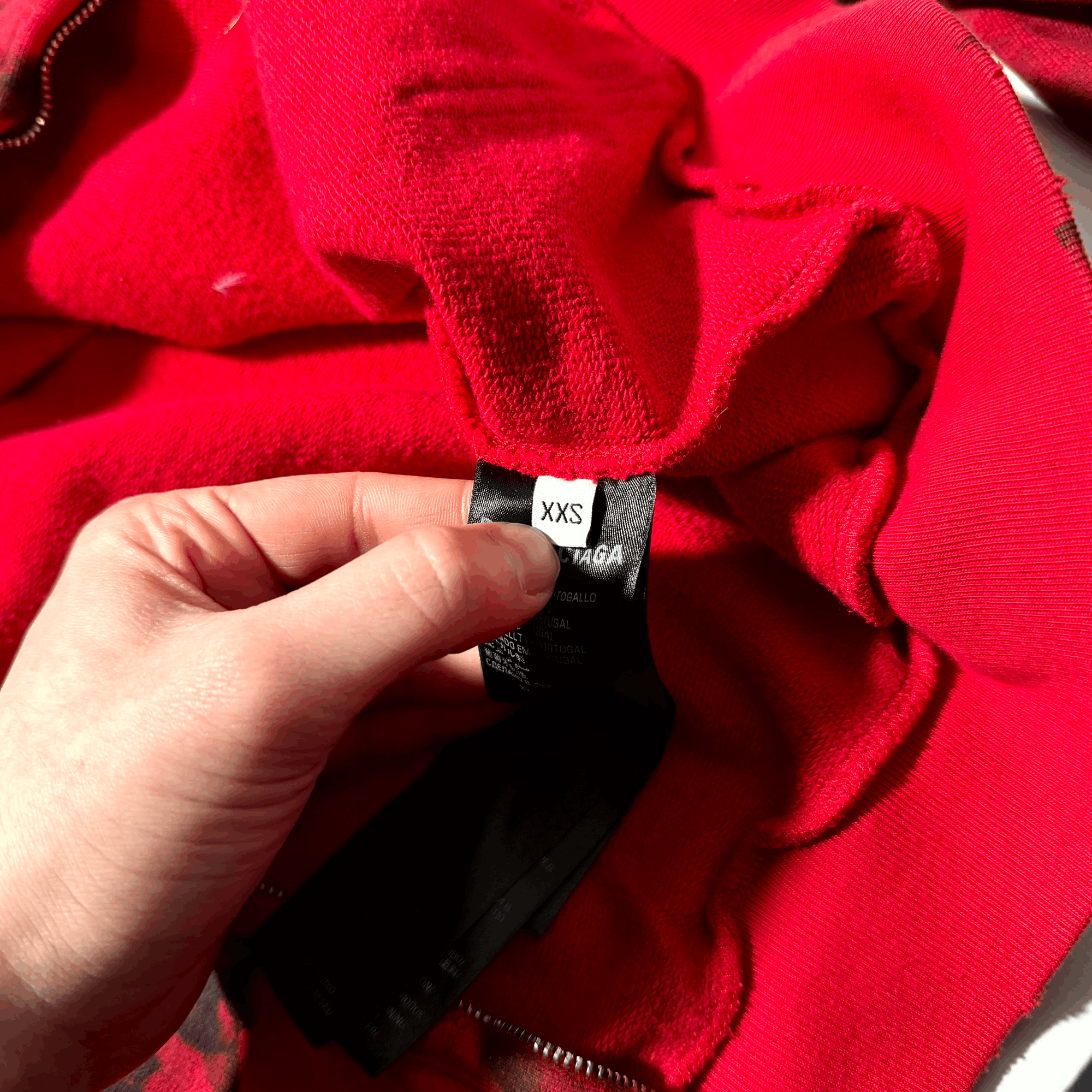 Balenciaga SS23 Balenciaga Red Skater Zip Up Hoodie Size US XXS / EU 40 - 6 Thumbnail
