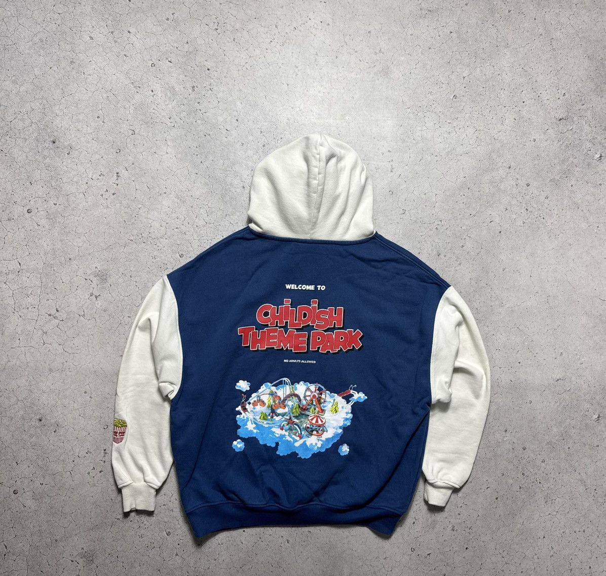 Vintage Childish Theme Park Vintage 90’s Baggy Hoodie Skate Y2K Size US S / EU 44-46 / 1 - 1 Thumbnail