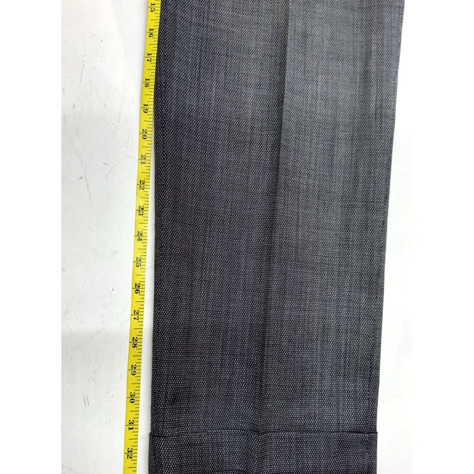 Zanella Zanella Bennett Dress Pants Mens 38x33 Gray Wool Pleated Cuffed Italy Formal Size US 38 / EU 54 - 7 Thumbnail