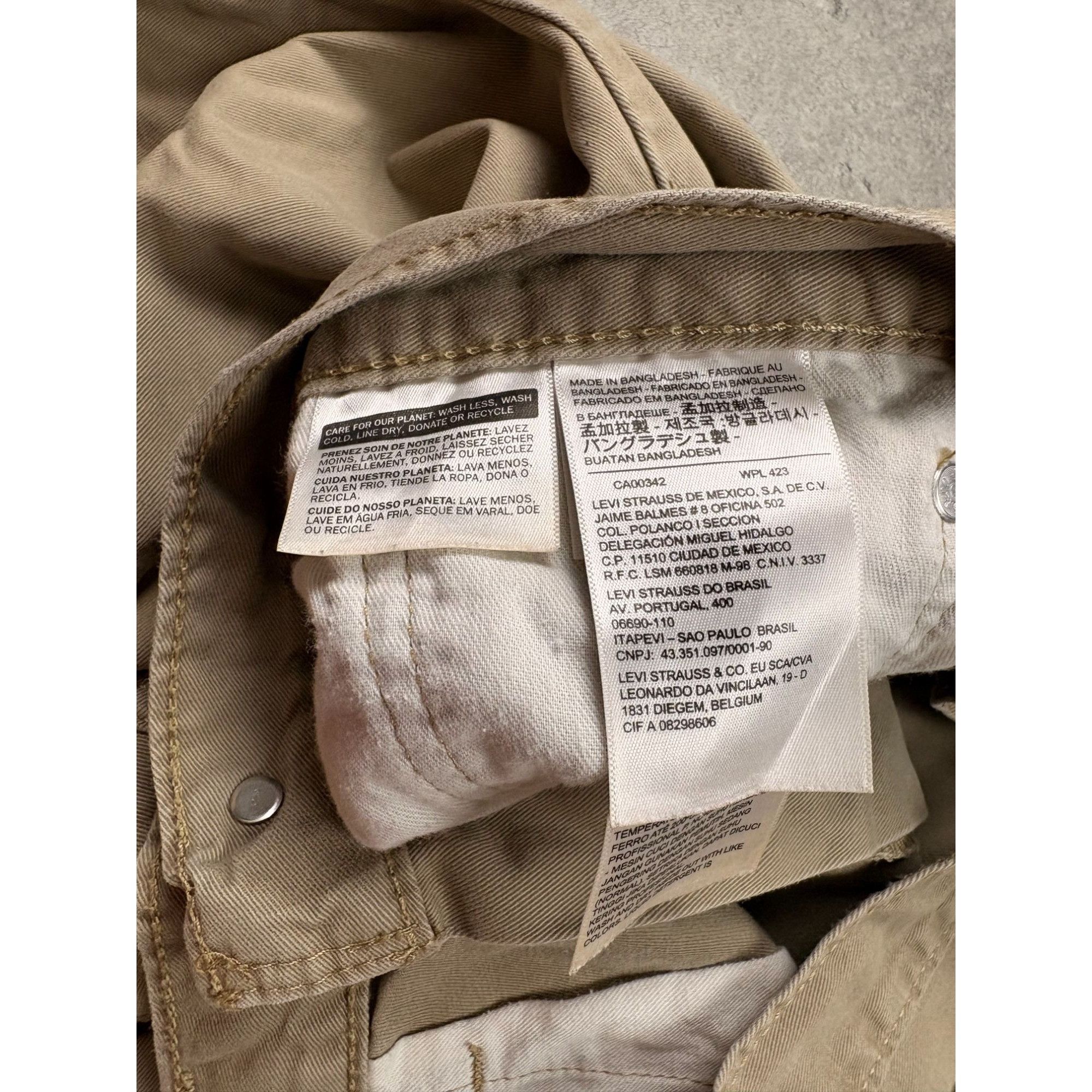 Levi's Levi's 505 Men's Khaki Chino Pants Jeans W36 L30 Beige Strai Size US 36 / EU 52 - 13 Thumbnail