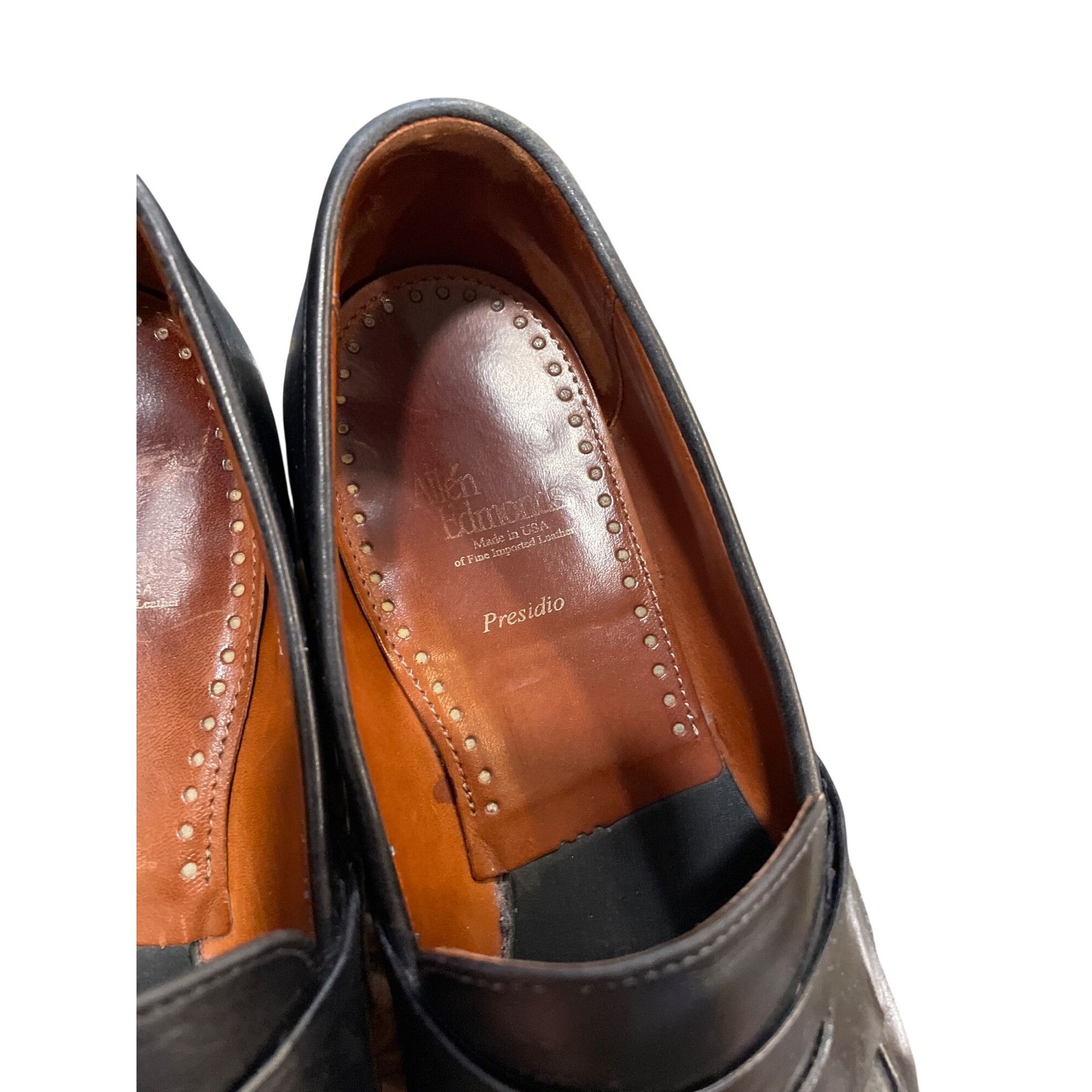 Allen Edmonds Allen Edmonds Presidio mens black leather slip loafers sz 12 Size US 12 / EU 45 - 9 Thumbnail