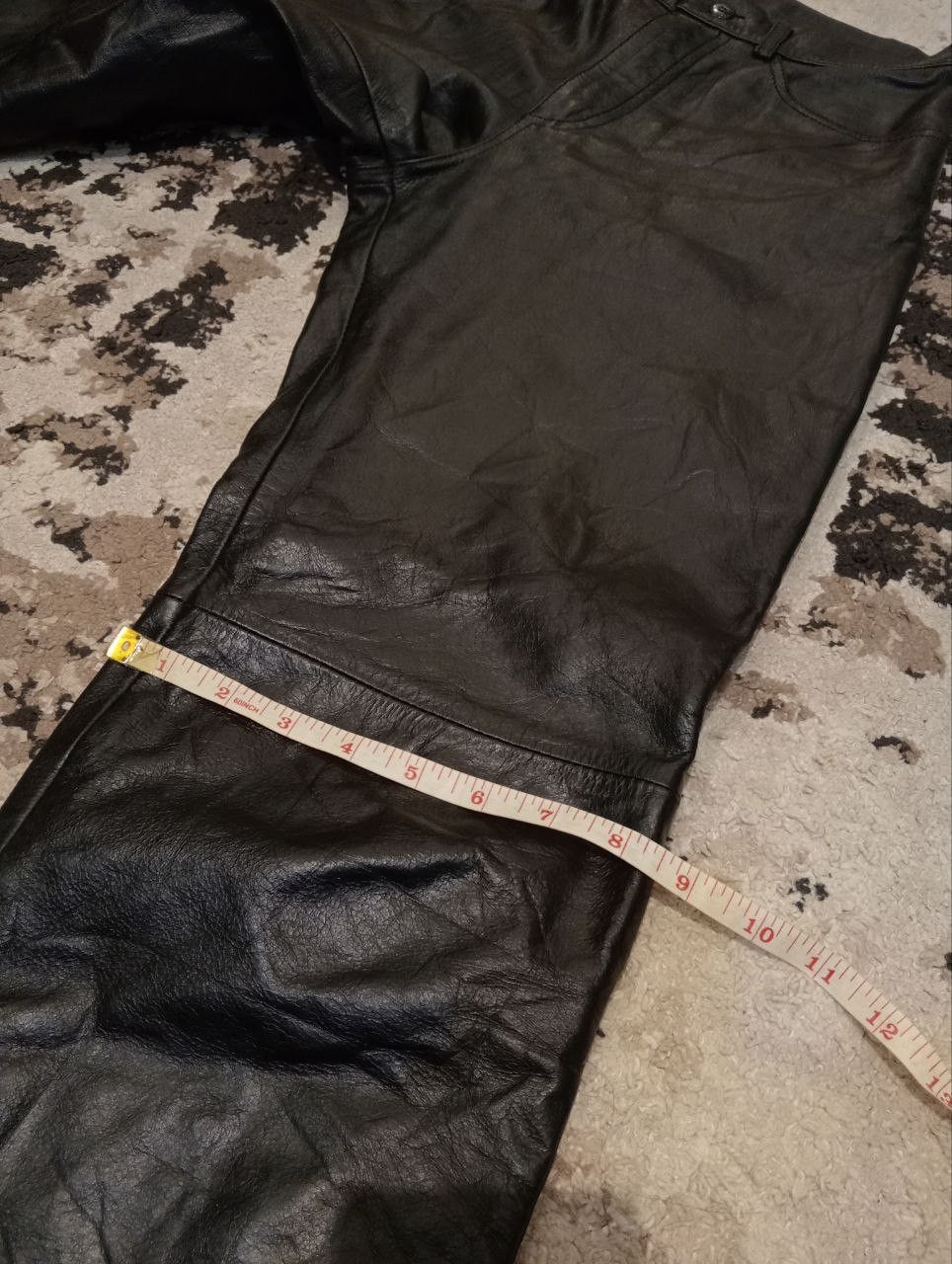 Japanese Brand Vintage Tesoro Mio Leather Pants Size US 27 - 15 Thumbnail