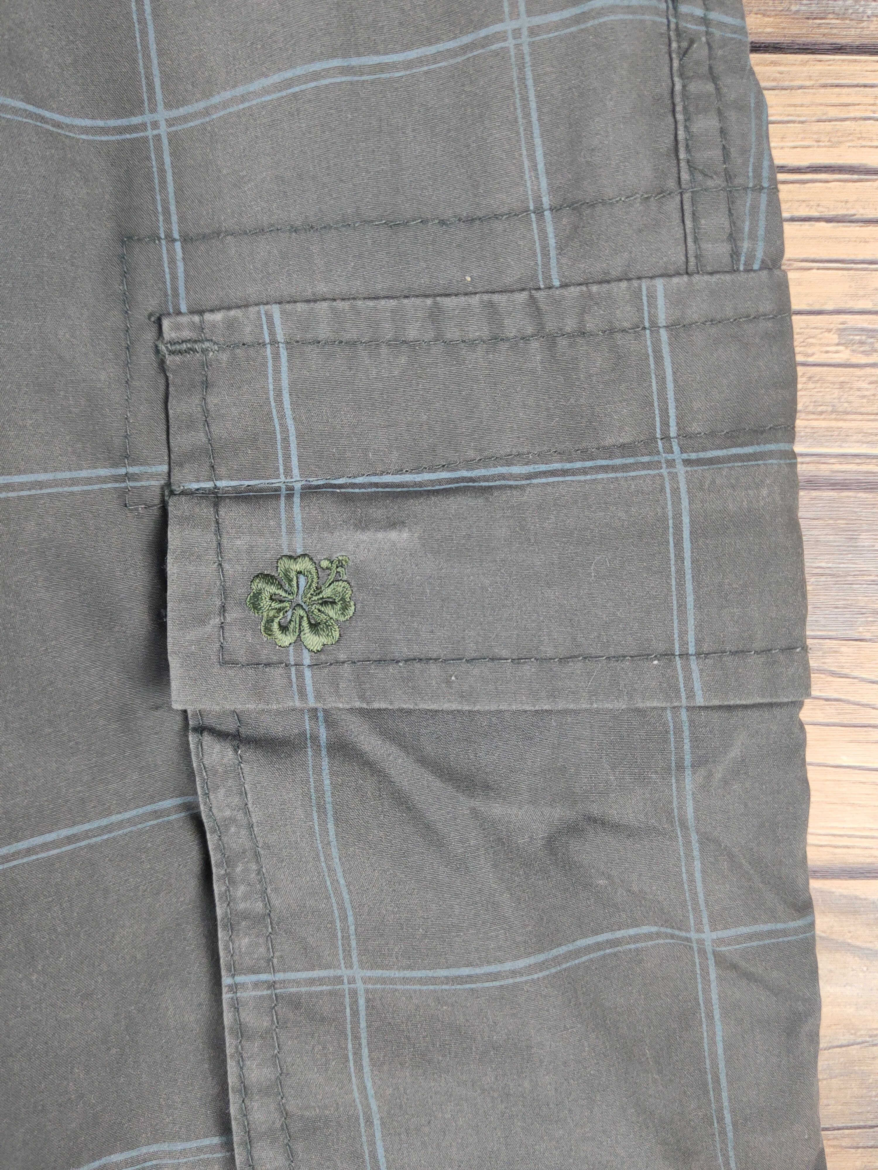 Japanese Brand DL Piko Olive Multipocket Cargo Sweatpants #1585 Size US 28 / EU 44 - 5 Thumbnail
