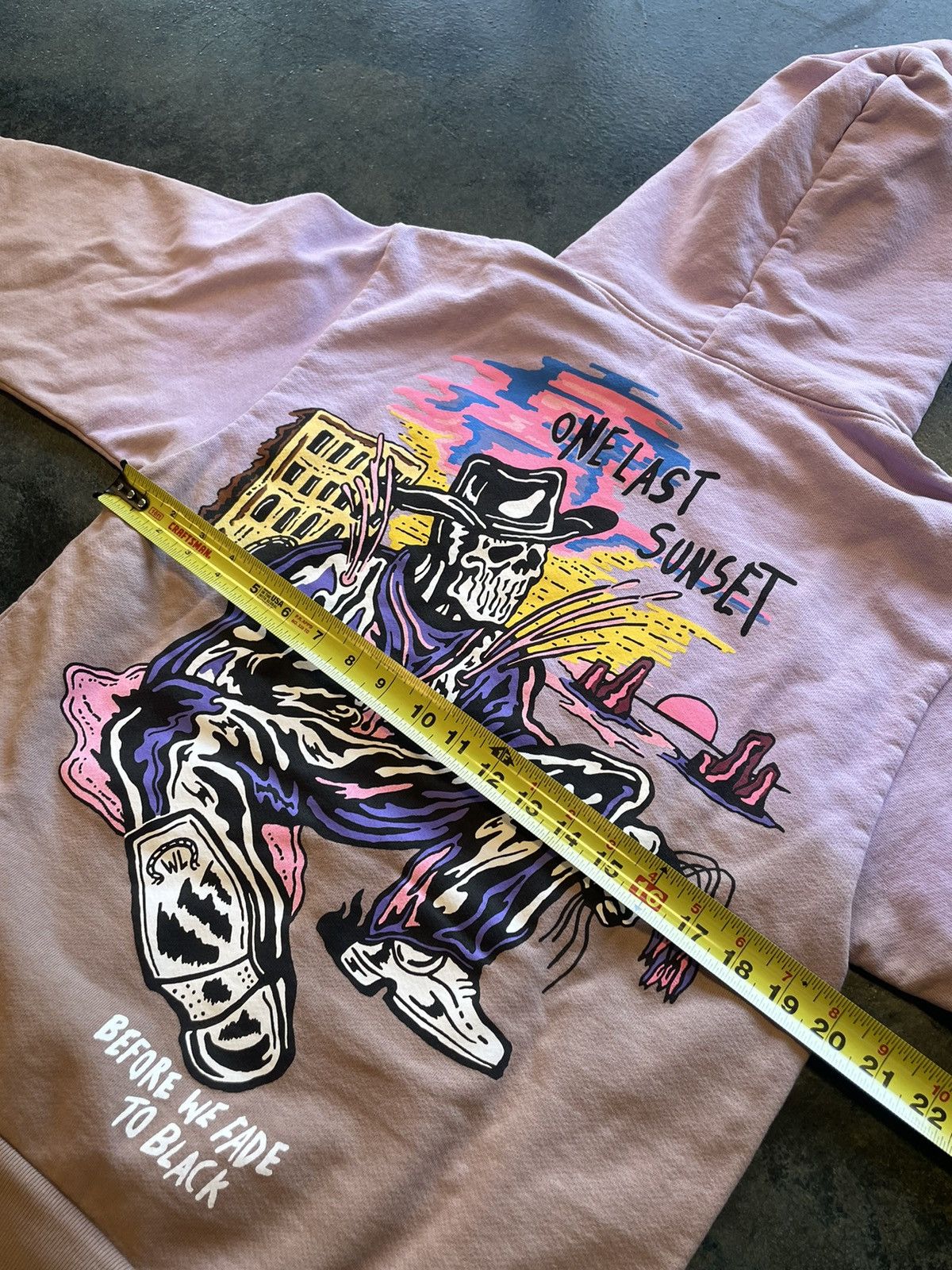 Warren Lotas Warren Lotas "One Last Sunset" Purple Ombre Hoodie - Size S Size US S / EU 44-46 / 1 - 3 Thumbnail
