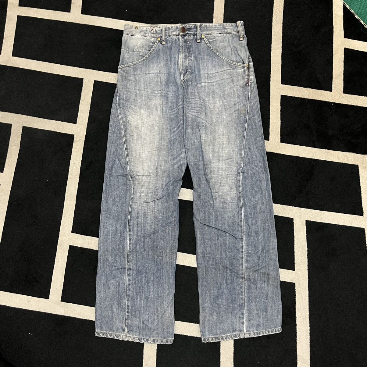 Engineered Garments × Levi's Need gone🔥Vintage Levi’s Engineered Jeans Buckle Back 34x32 Size US 34 / EU 50 - 3 Thumbnail