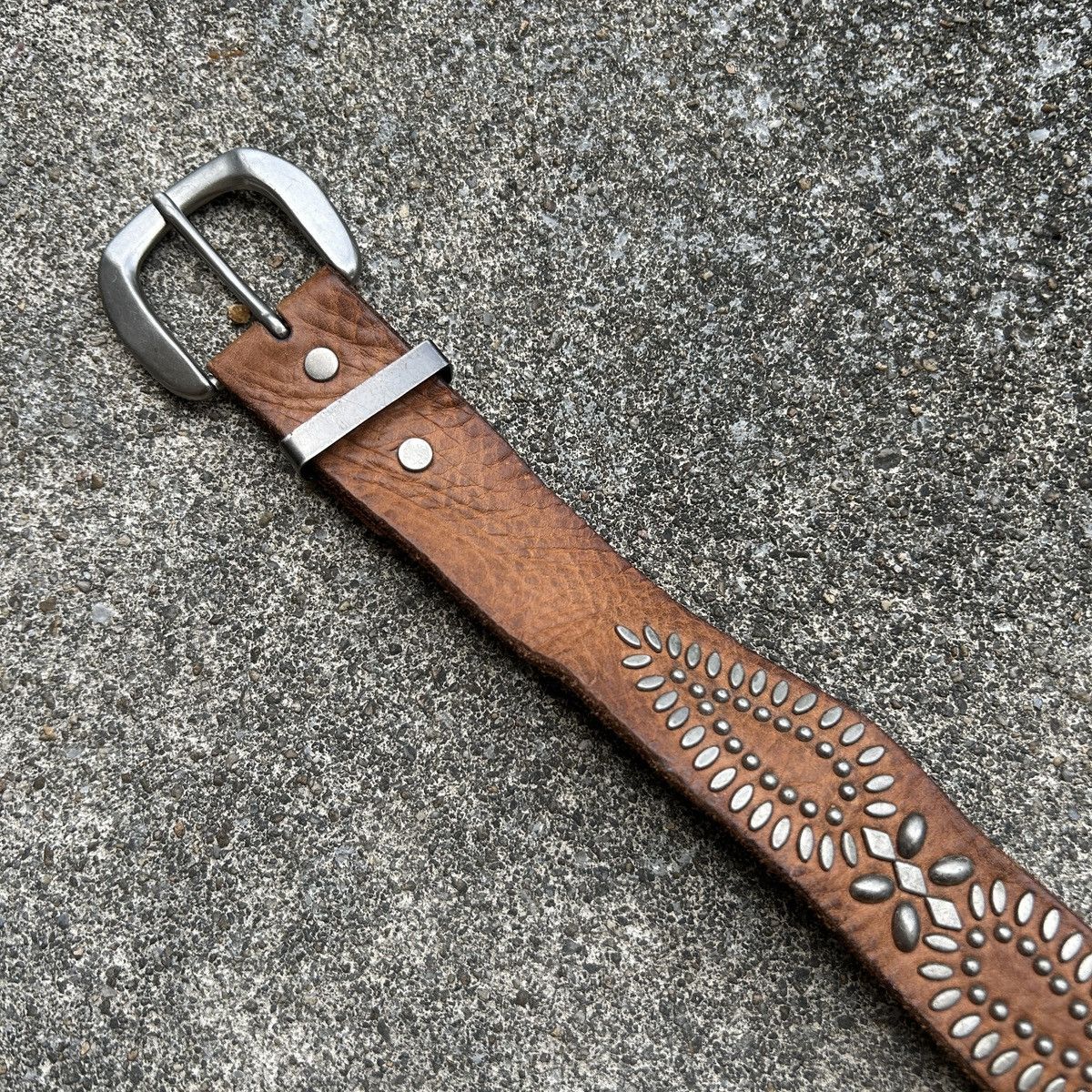 Vintage Vintage studded leather belt (Kapital Style) Size ONE SIZE - 9 Thumbnail