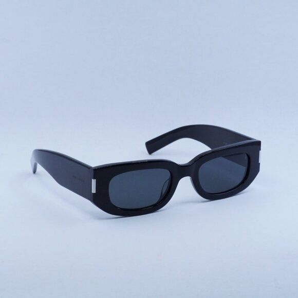 Saint Laurent Paris New Saint Laurent SL697 001 Sunglasses - Black Frame Size ONE SIZE - 7 Thumbnail