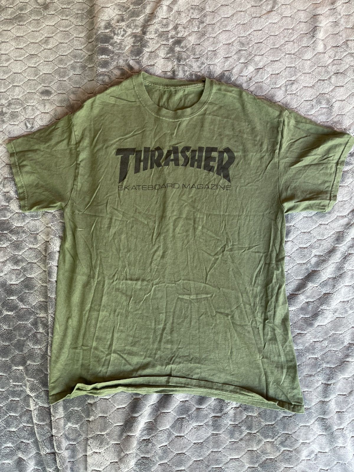 Thrasher × Vintage 2000’s Vinatge Thrasher T-Shirt Green Size US M / EU 48-50 / 2 - 1 Thumbnail