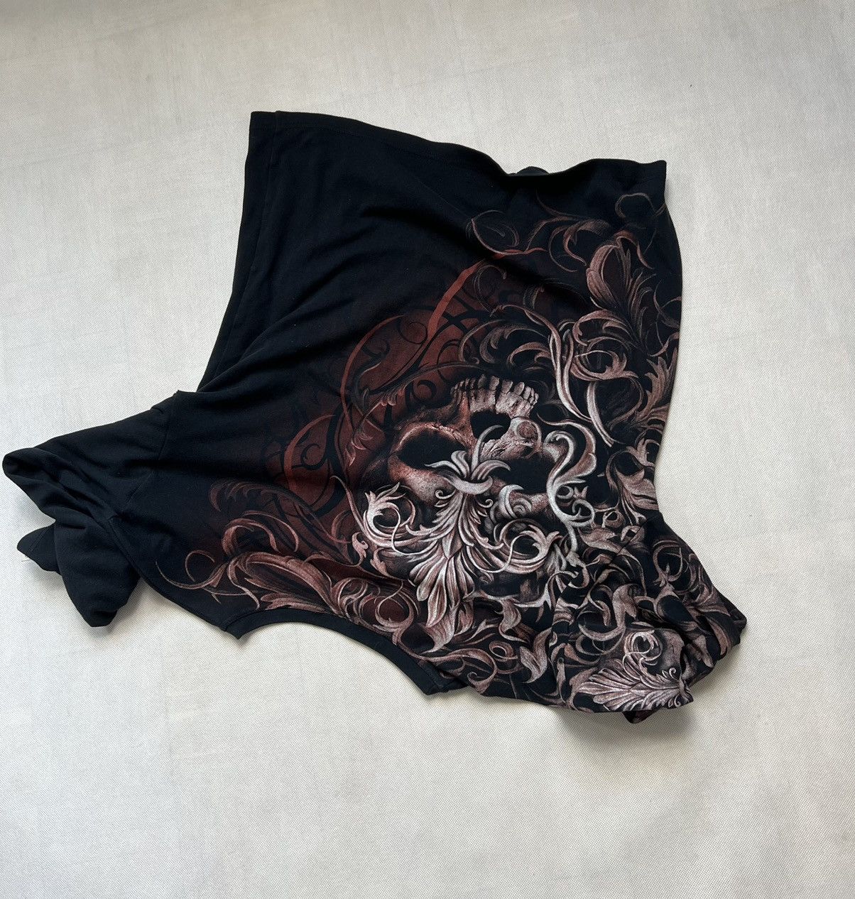 Vintage Longsleeve skull print avant garde vintage 90’s 00’s rare Size US L / EU 52-54 / 3 - 3 Thumbnail