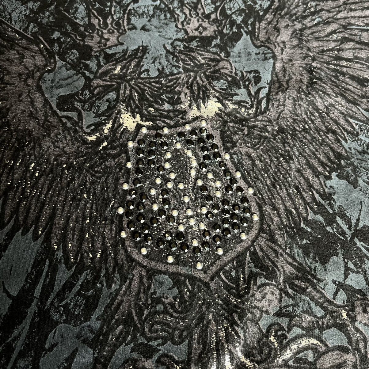 Affliction Vintage Y2K Affliction Style Studded Wings Graphic Logo Tee Size US XXL / EU 58 / 5 - 5 Thumbnail