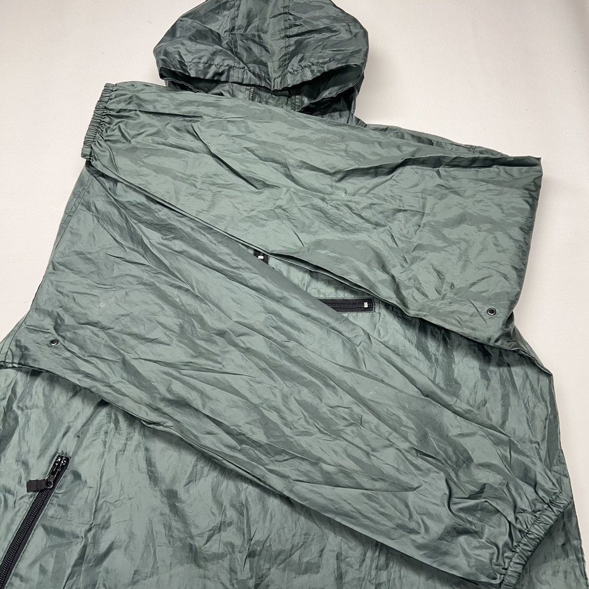 Vintage New Zealand Windbreaker Green 1/4 Zip Hooded Kiwi Stuff Y2K Size US M / EU 48-50 / 2 - 12 Thumbnail