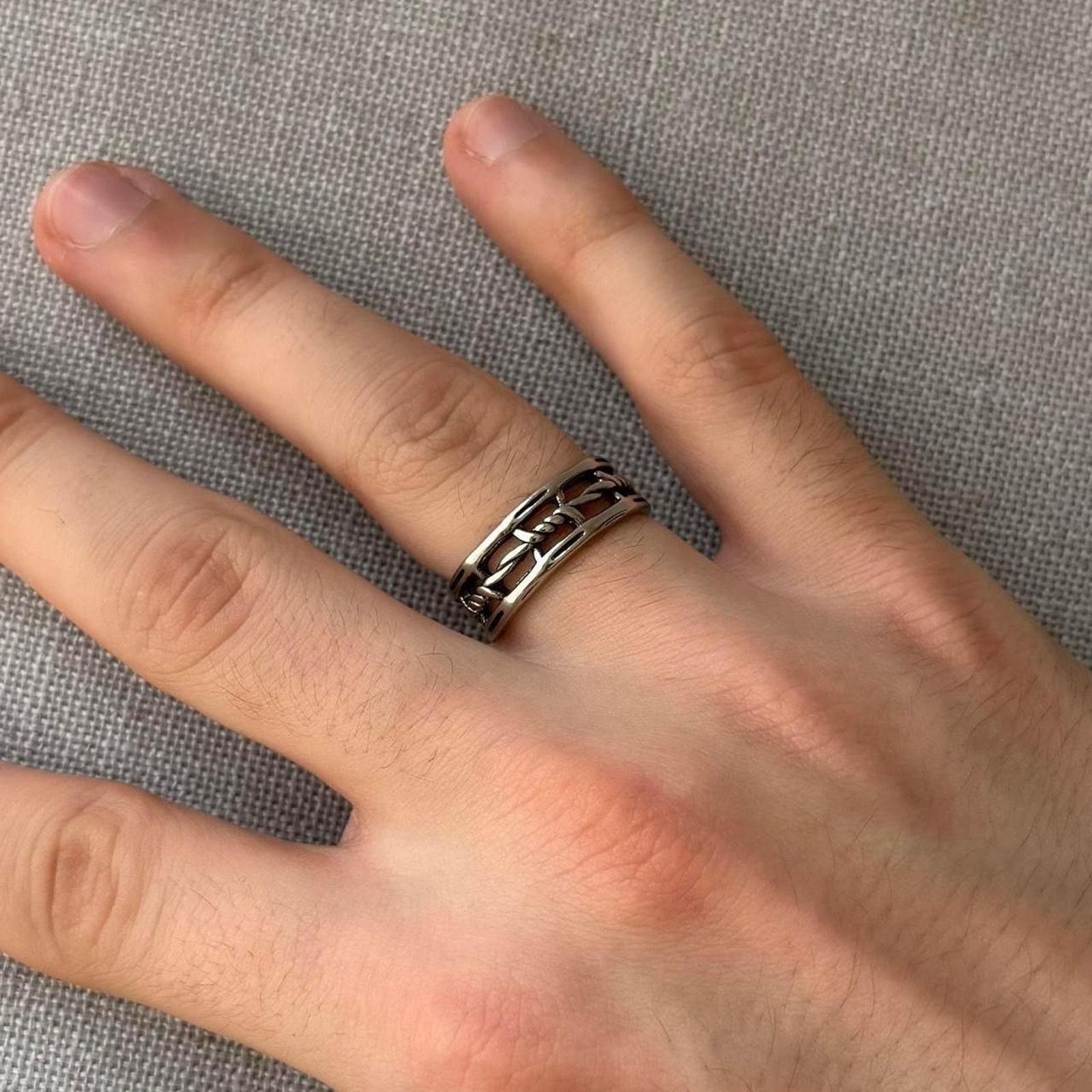 Other Y2k silver vintage style ring Size ONE SIZE - 2 Thumbnail