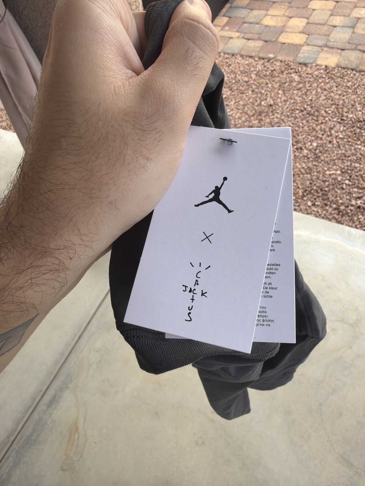 Jordan Brand × Travis Scott Jordan x Travis Scott T-Shirt Black Size Medium NWT Size US M / EU 48-50 / 2 - 4 Thumbnail