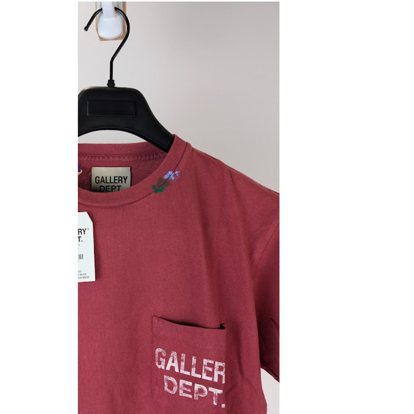 Gallery Dept. o1rshd1 Vintage Logo Painted T-Shirt in Brick Red Size US XL / EU 56 / 4 - 7 Thumbnail