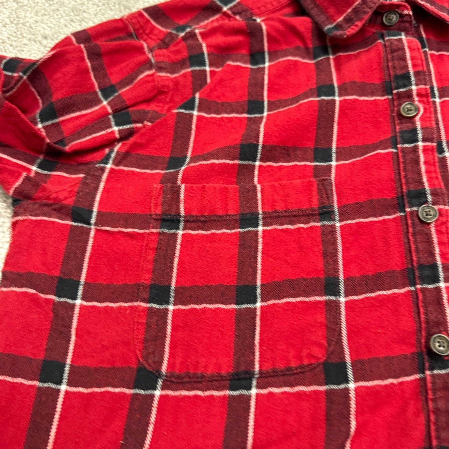 Abercrombie & Fitch VINTAGE Abercrombie & Fitch Flannel Shirt Men Small Red Black Plaid Casual Streetwear Size US S / EU 44-46 / 1 - 7 Thumbnail