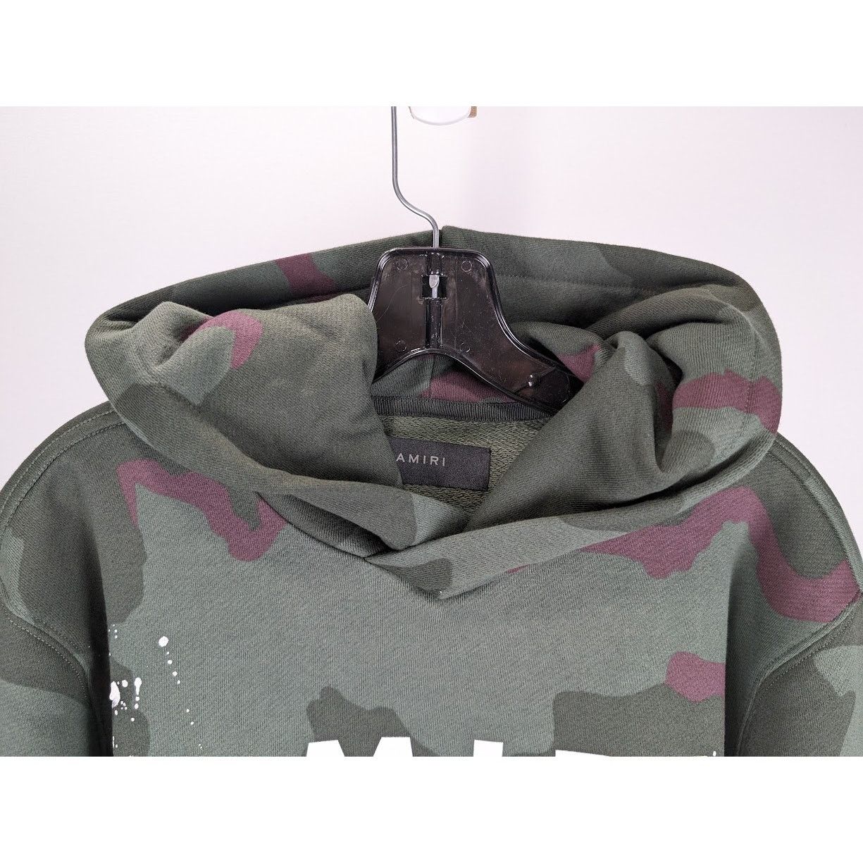 Amiri o1rshd1 Q:3 / Army Logo Hoodie in Camo Size US M / EU 48-50 / 2 - 3 Thumbnail