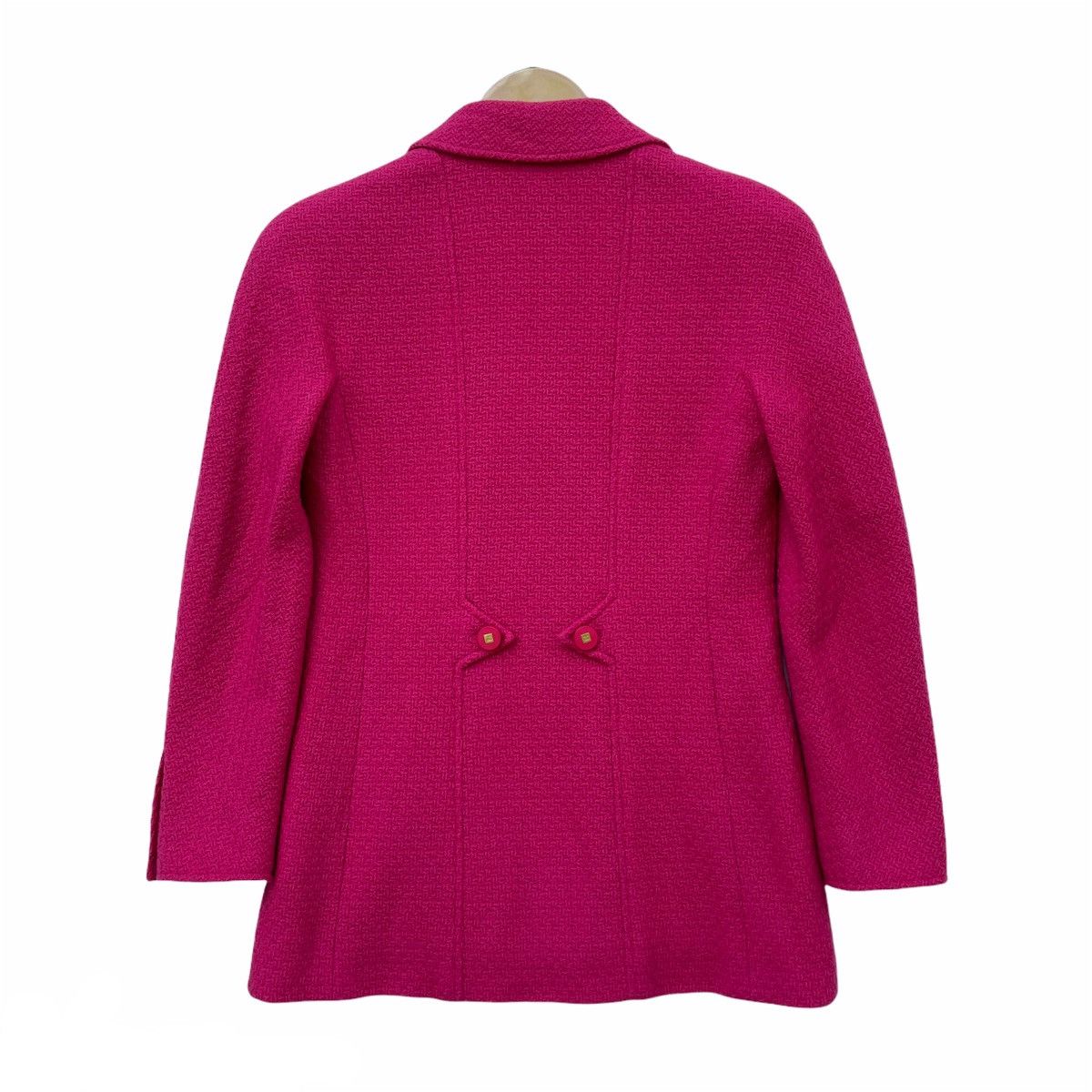 Chanel Chanel Pink Wool Blazer Button Ladies Size XS / US 0-2 / IT 36-38 - 2 Thumbnail