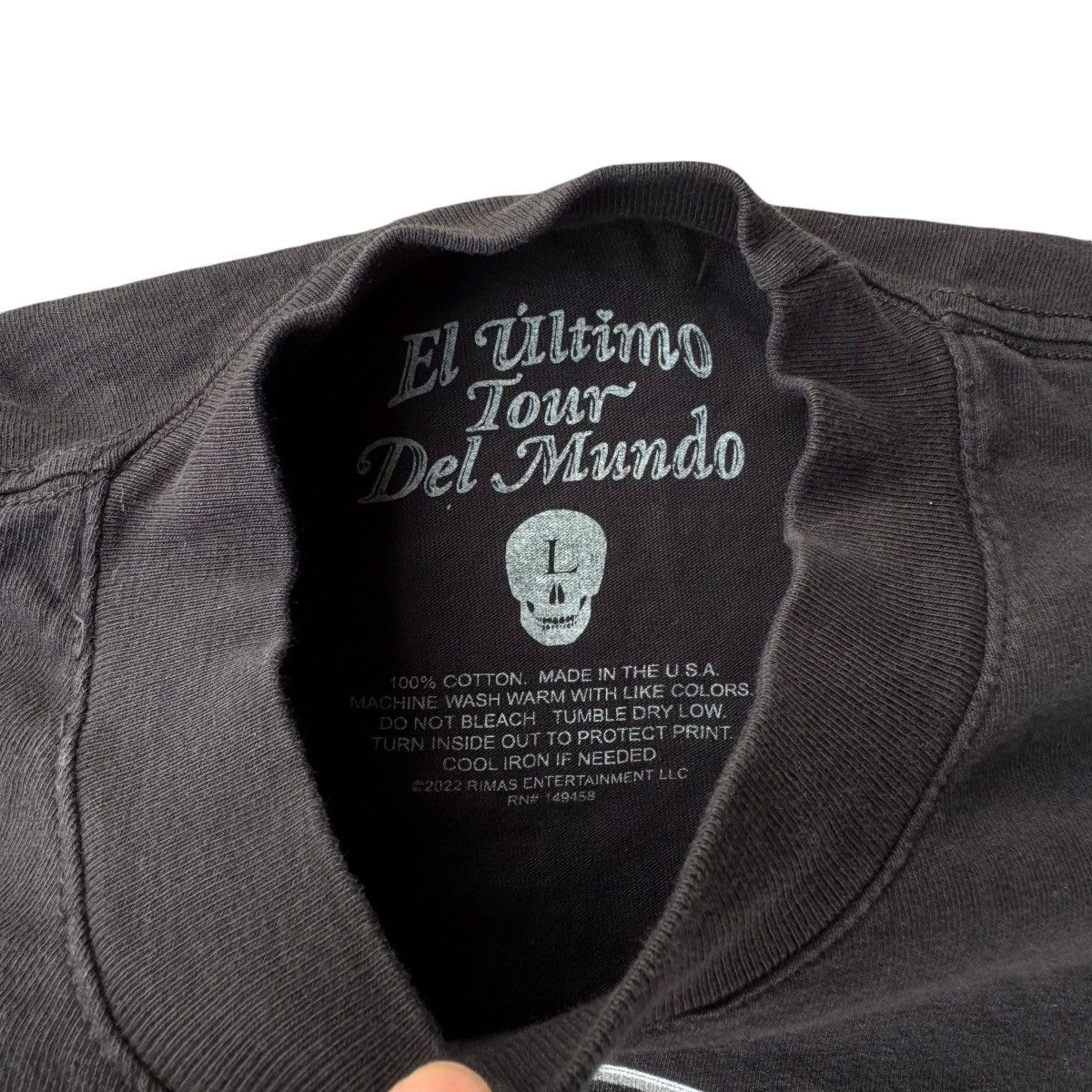 Band Tees × Vintage Rare 2022 Bad Bunny El Ultimo Tour Del Mundo Concert Tee Size US L / EU 52-54 / 3 - 6 Thumbnail
