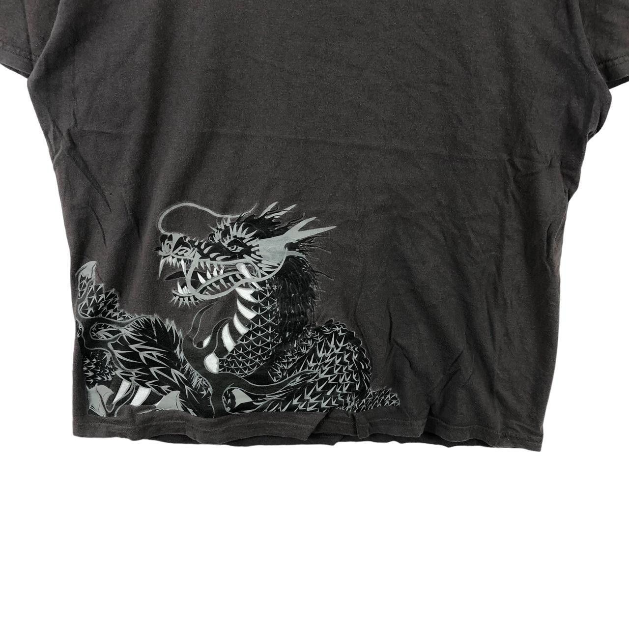 Other JAPAN TRADITIONAL SUKAJAN Black Dragon Tee Shirt Top Size M / US 6-8 / IT 42-44 - 4 Thumbnail