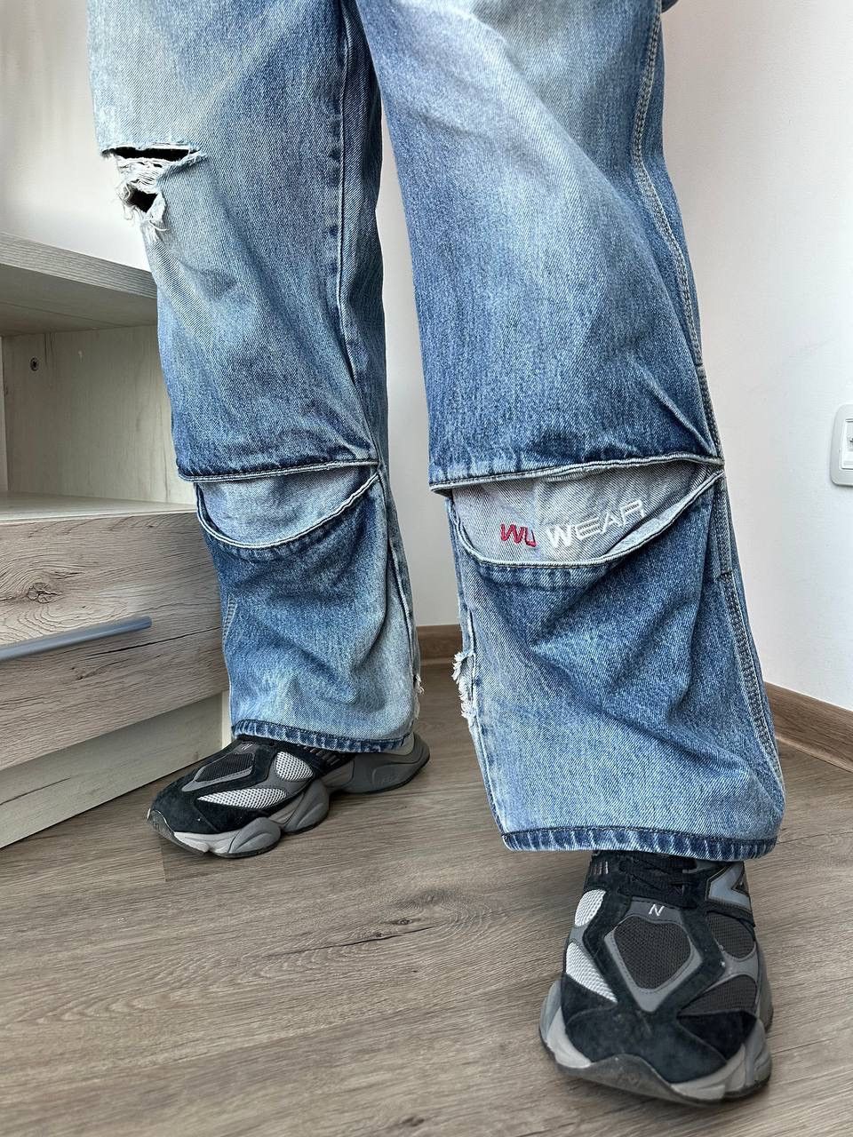 Japanese Brand × Vintage × Wu-Tang Clan Vintage Wu-Wear Denim Wu-Tang Baggy Japanese Pants Size US 32 / EU 48 - 3 Thumbnail