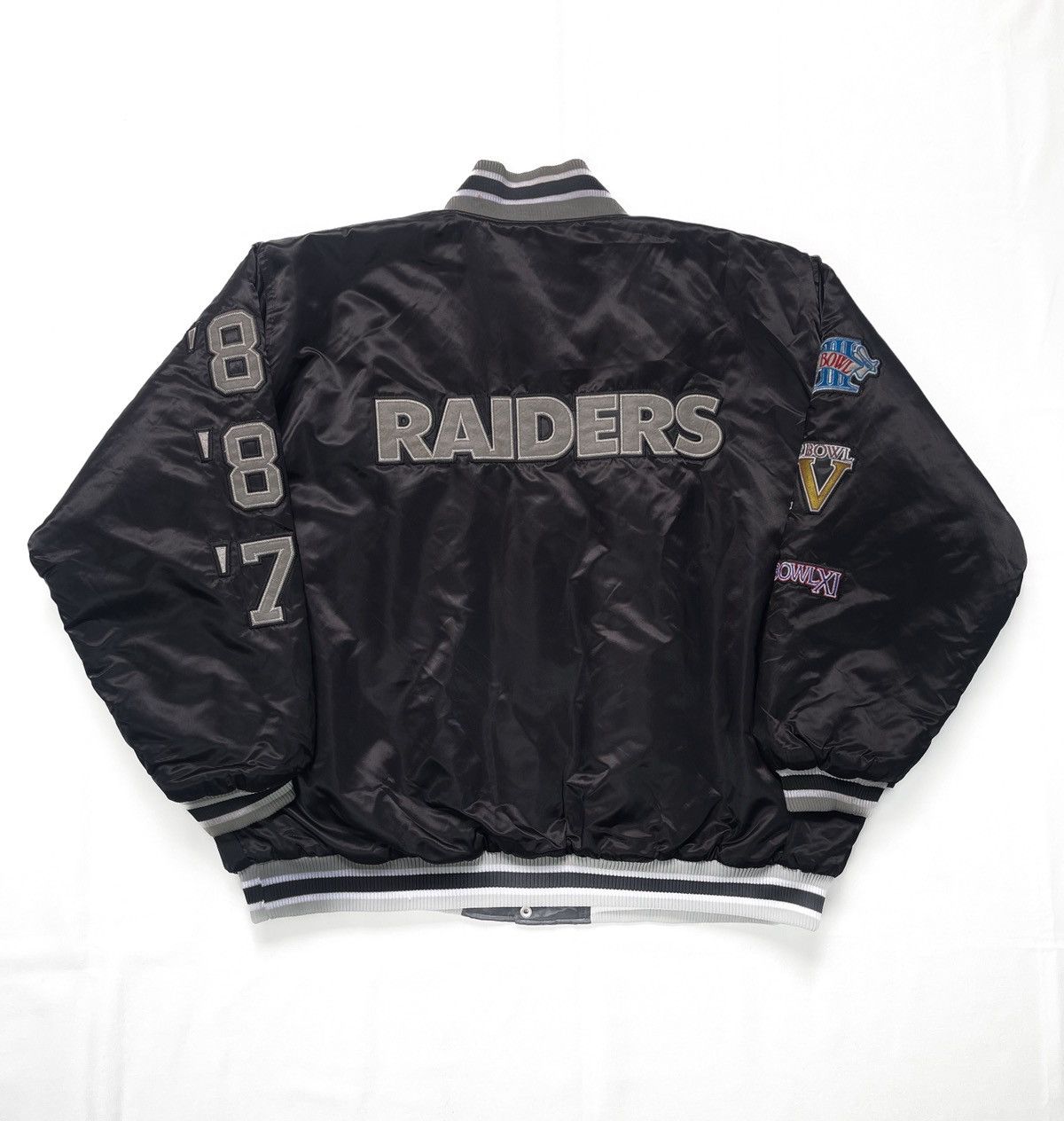 Born X Raised × NFL NFL Raiders Bomber Jacket Size US XXL / EU 58 / 5 - 2 Thumbnail