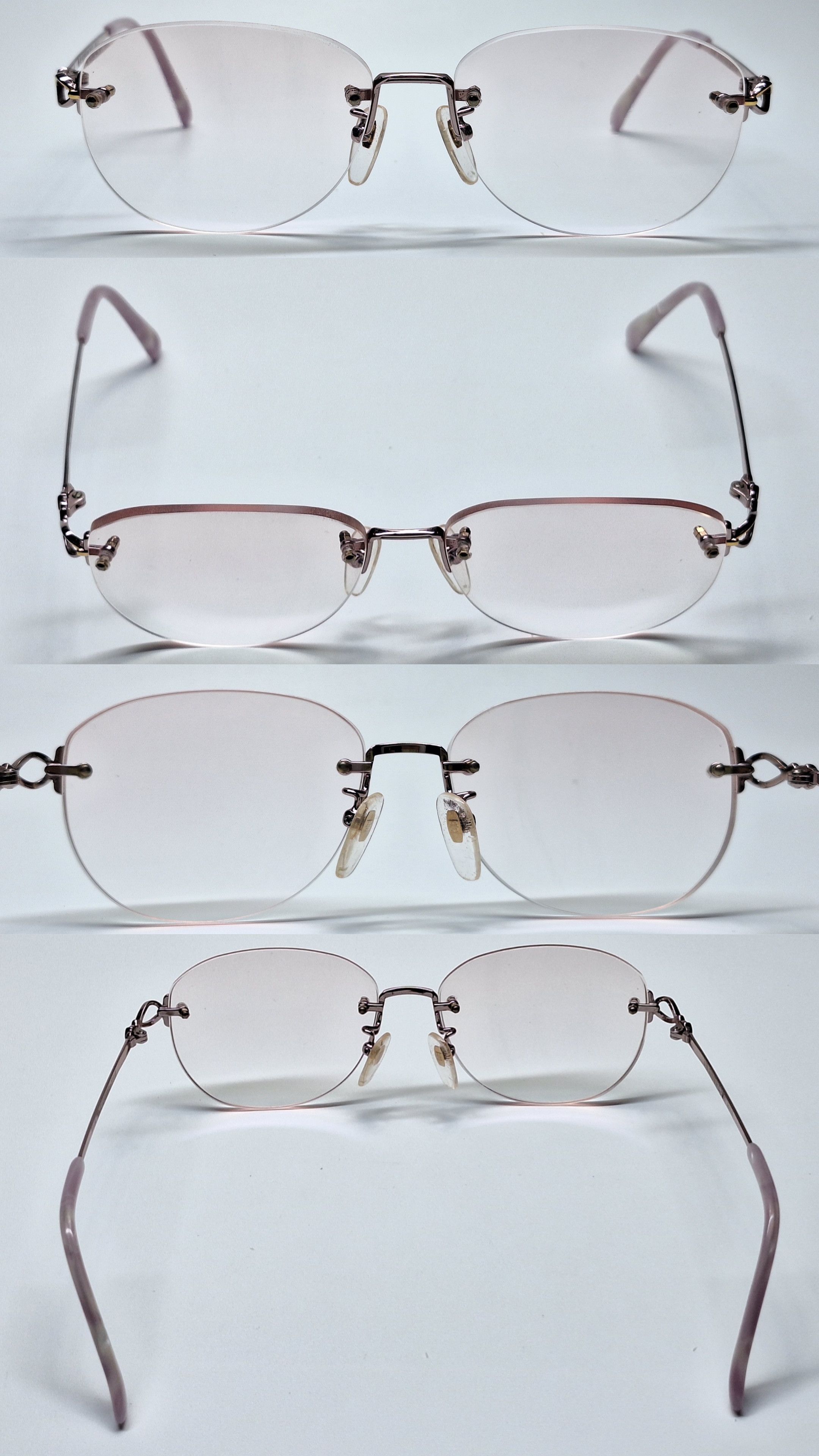 Givenchy GIVENCHY PARIS E544 12KGF Gold Filled Rimless Eyeglasses Size ONE SIZE - 4 Thumbnail