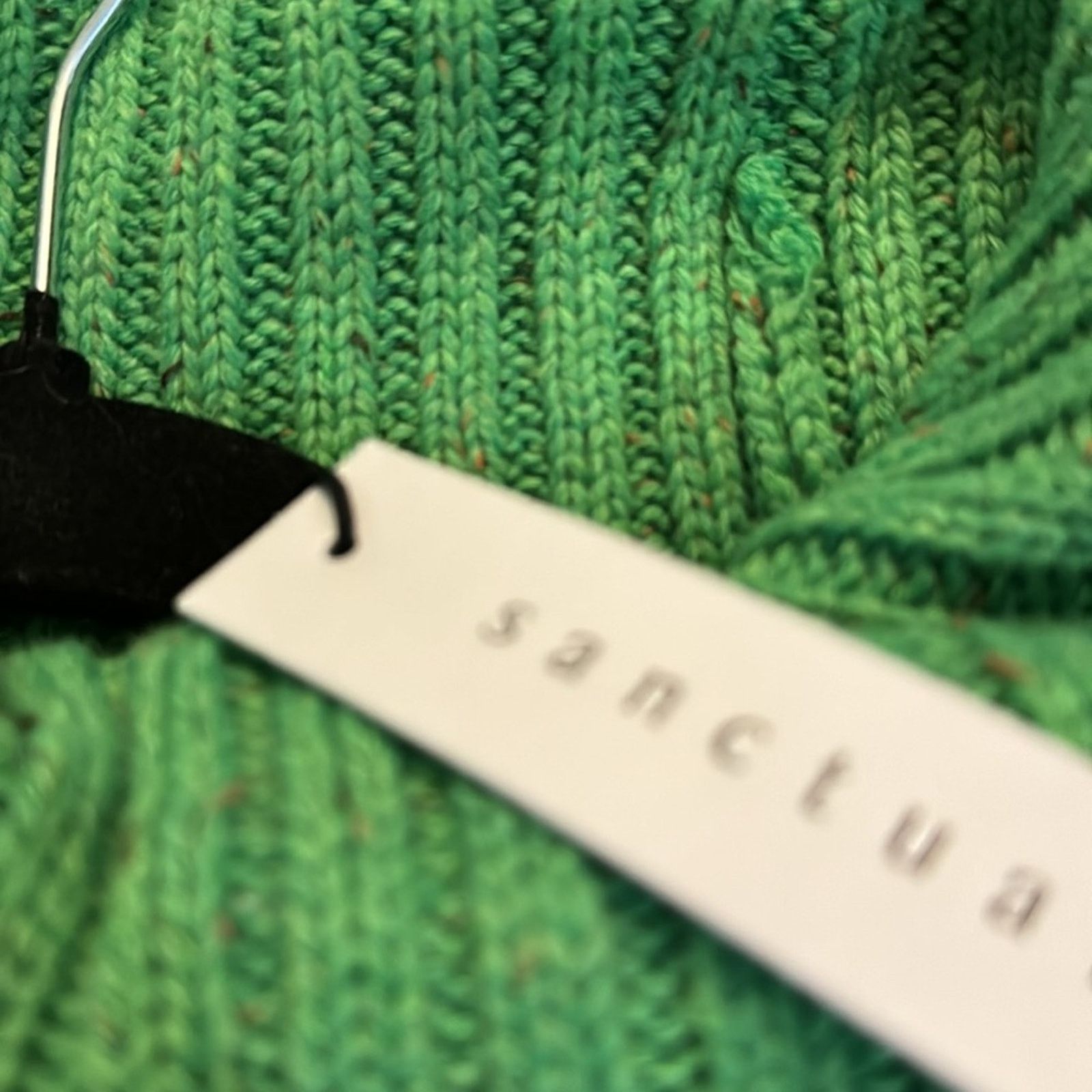 Sanctuary Sanctuary Mod Cable Sweater - Electric Green Size L Size L / US 10 / IT 46 - 8 Thumbnail